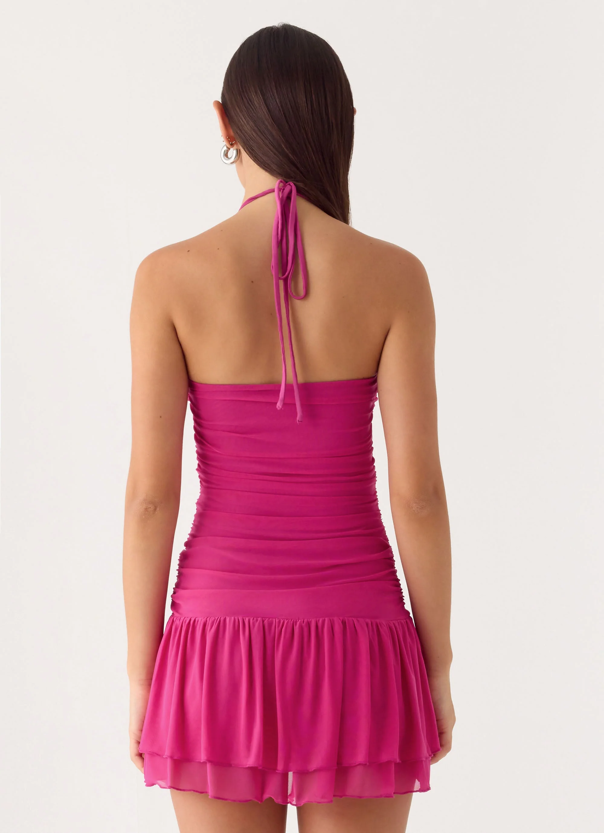 Aminata Mini Dress - Fuchsia - Image 3