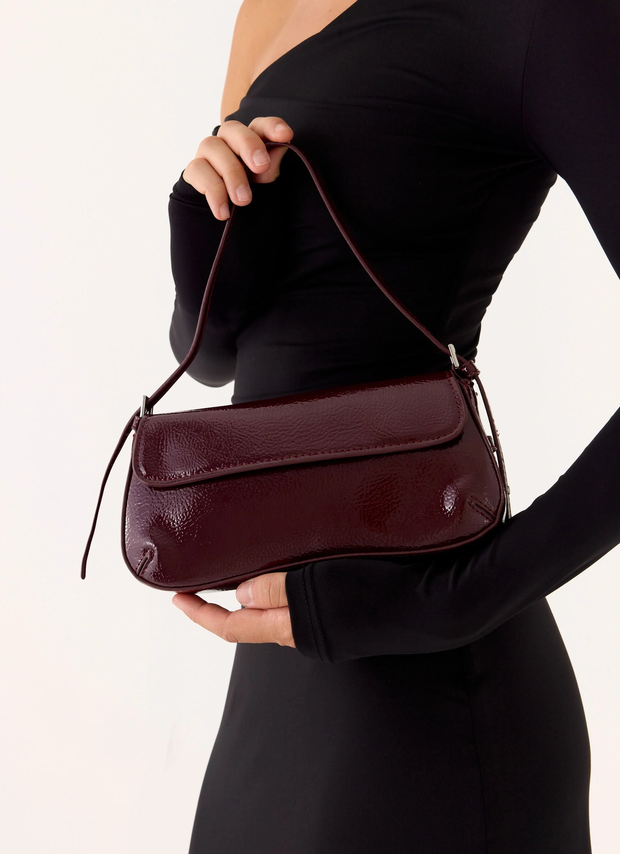 Amoretta Heart Bag - Maroon - Image 3