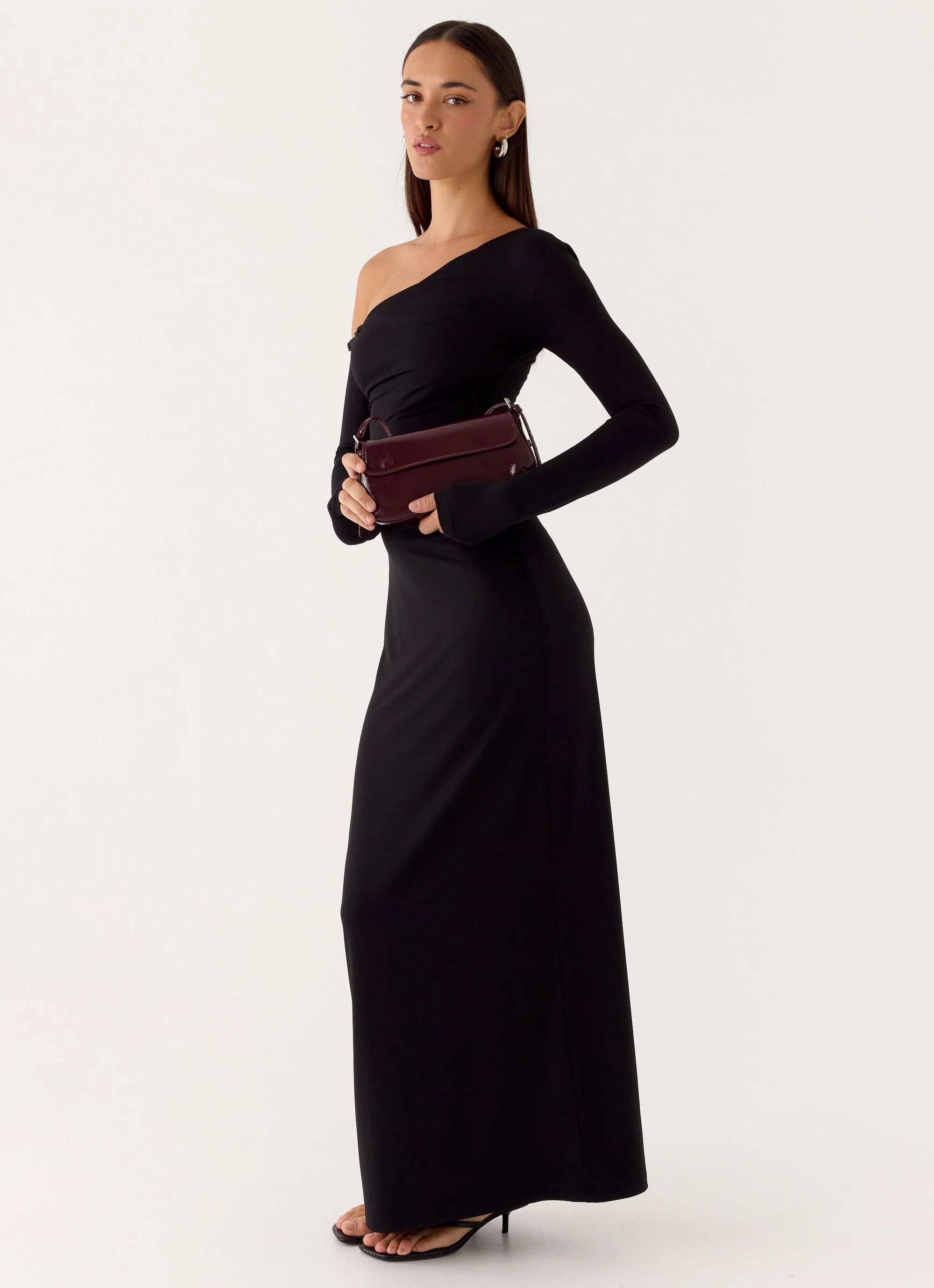 Amoretta Heart Bag - Maroon - Image 4