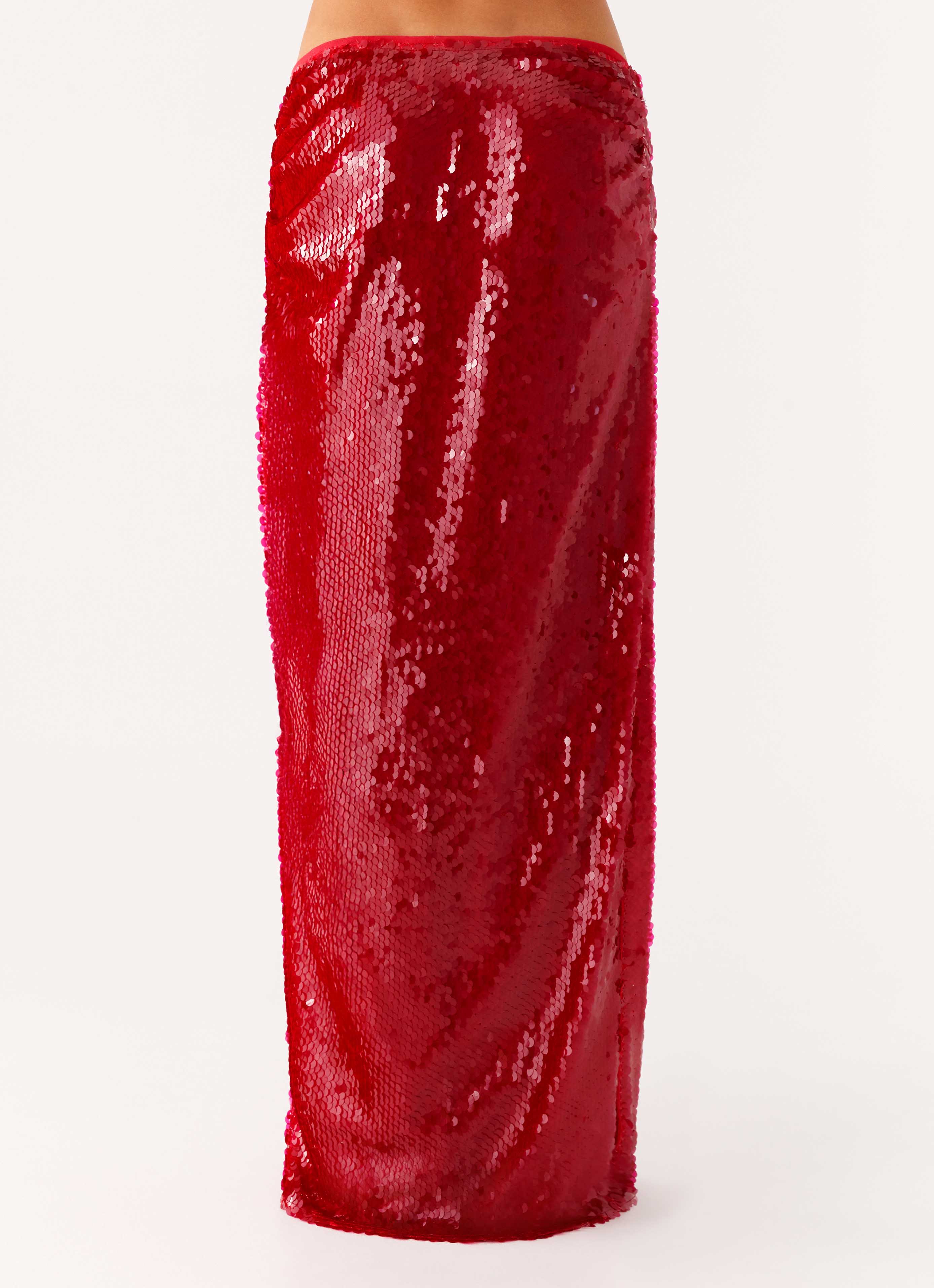 Amosa Maxi Skirt - Fuchsia - Image 5
