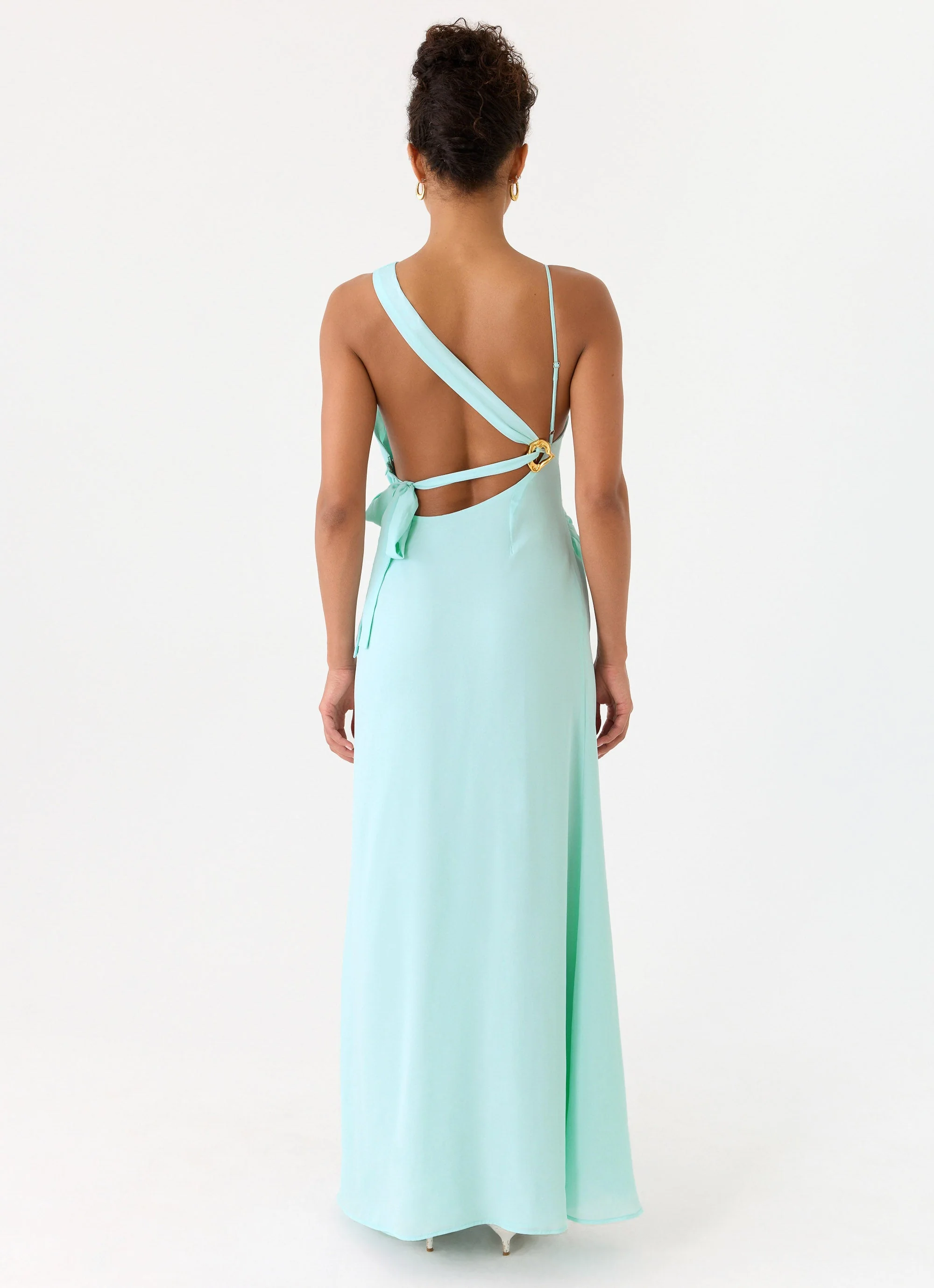 Analia Maxi Dress - Aqua - Image 4