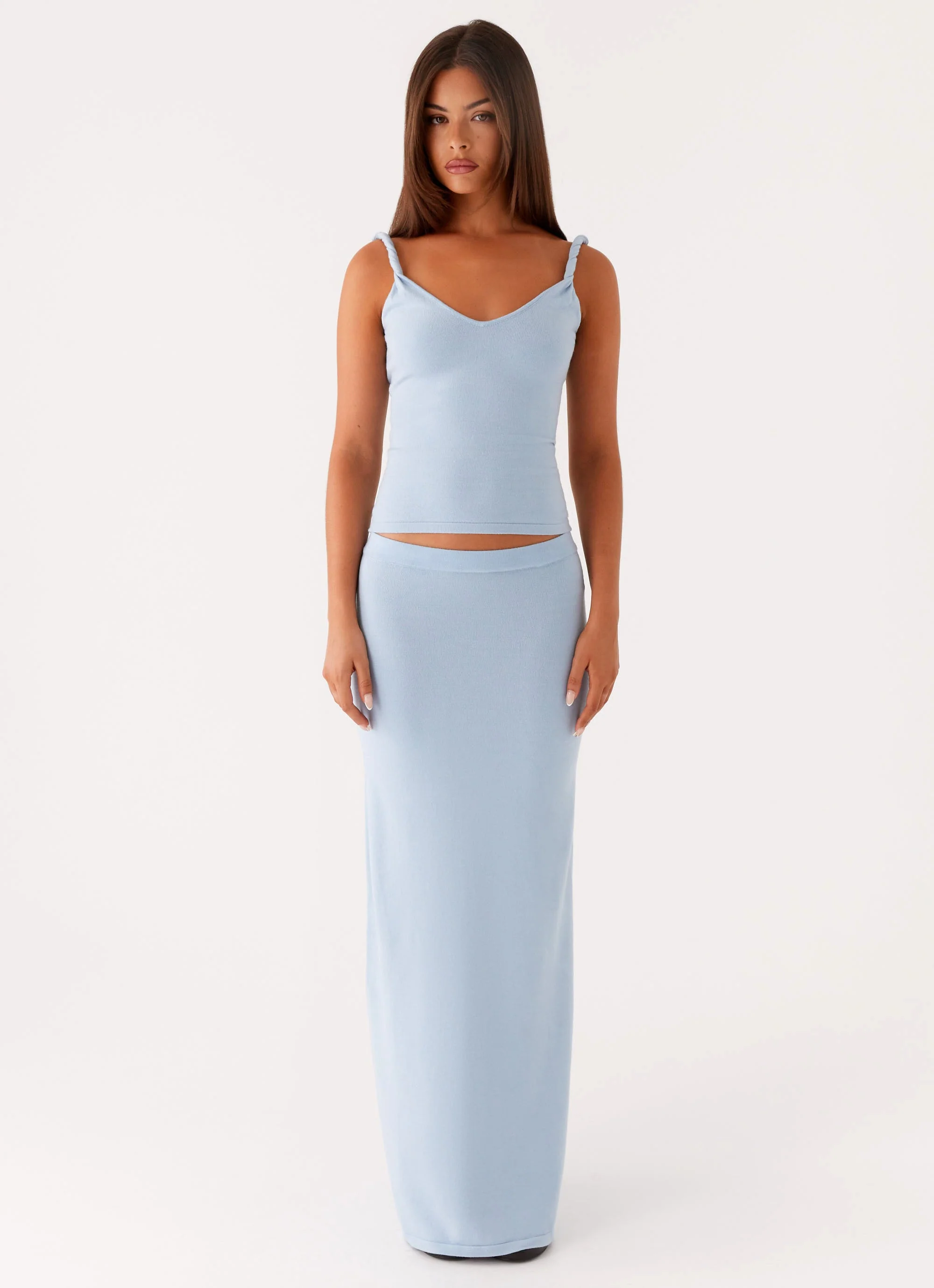 Anastasia Knit Top - Blue - Image 4
