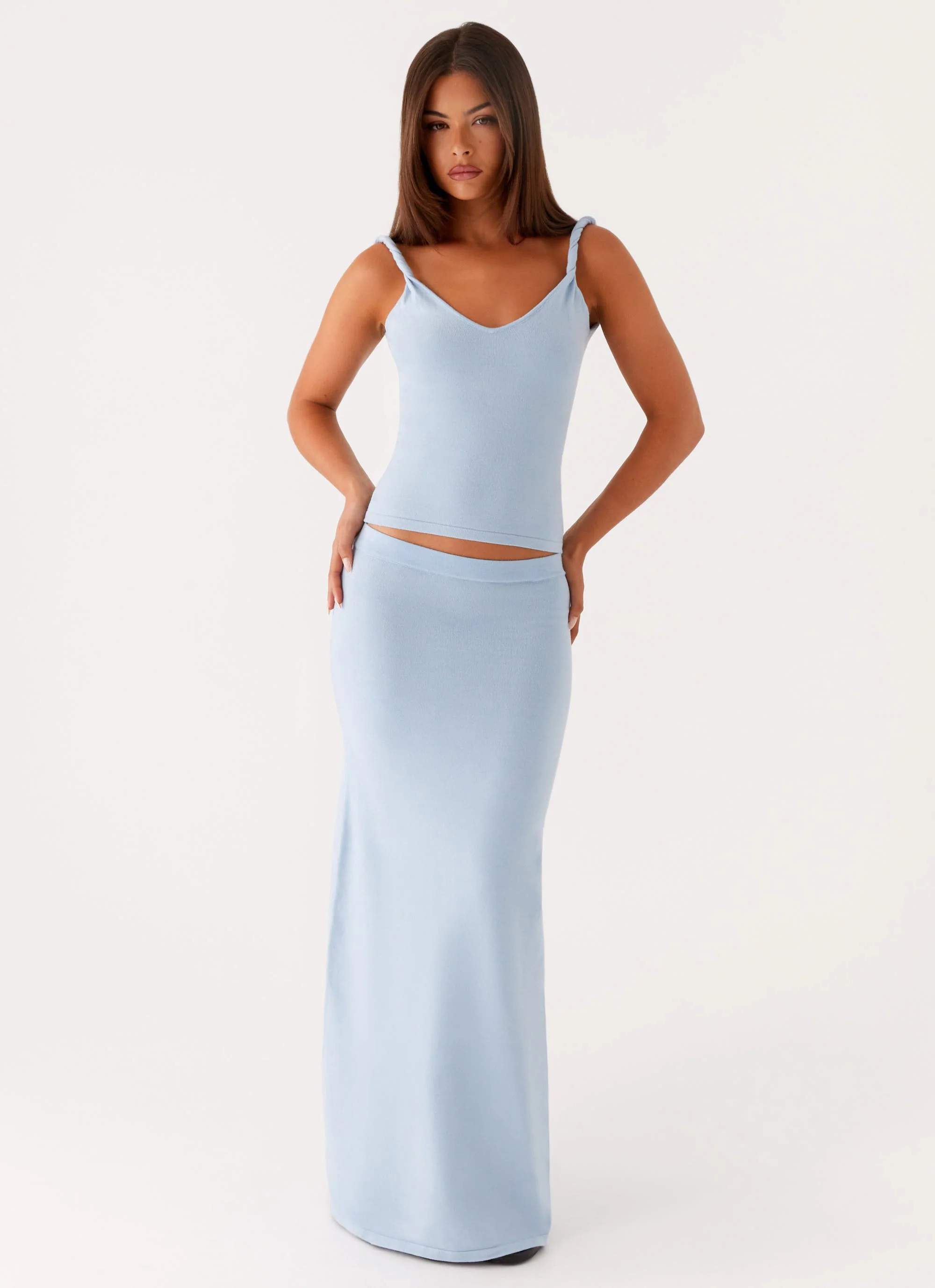 Anastasia Knit Top - Blue - Image 6