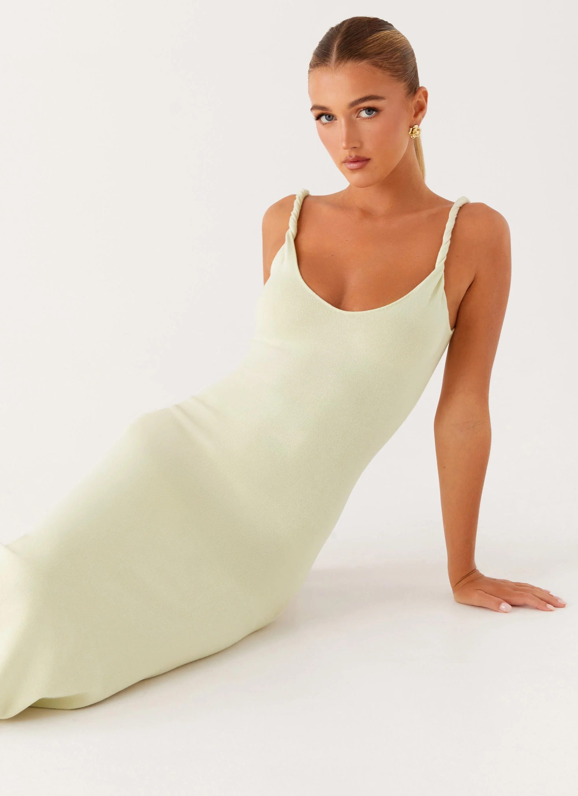 Anastasia Maxi Dress - Sage - Image 6