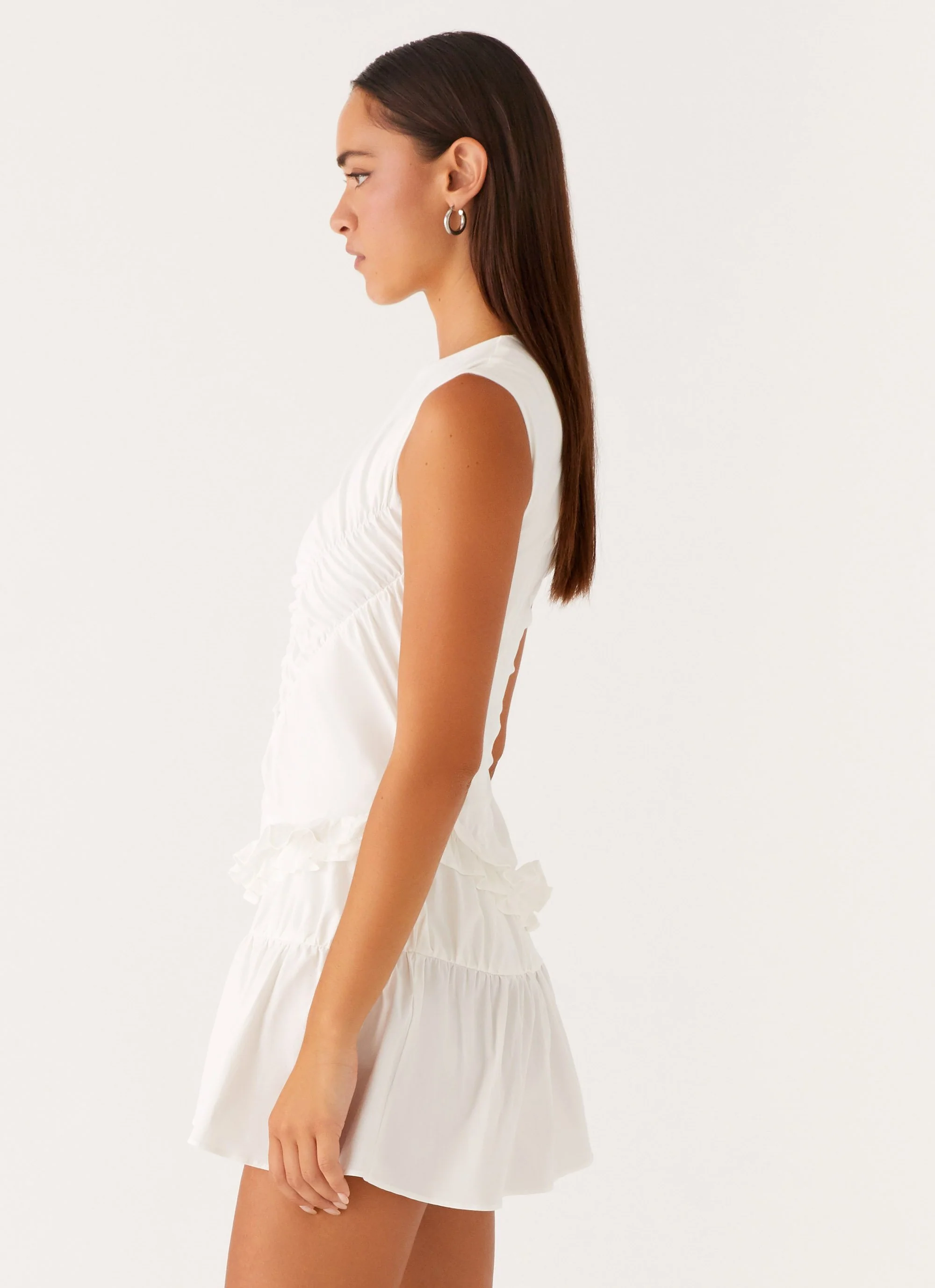 Anders Mini Dress - White - Image 3
