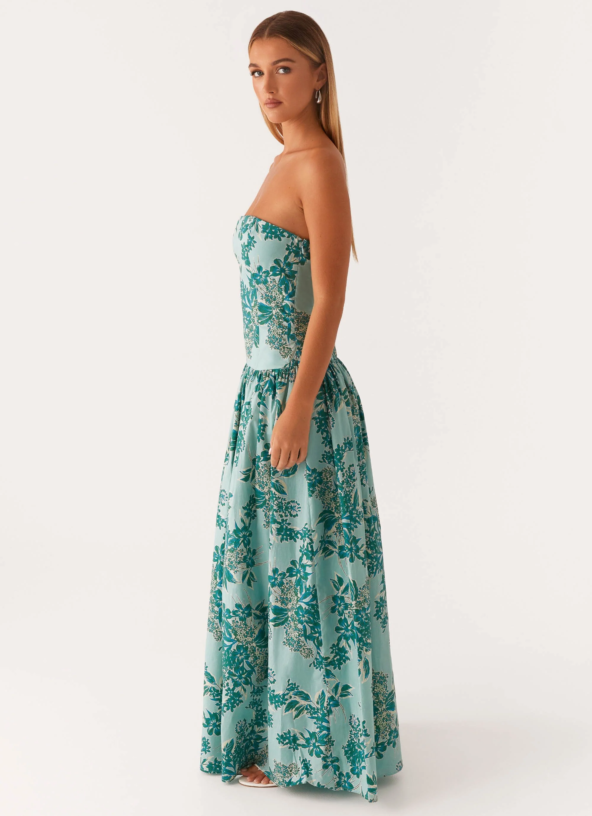 Andorra Maxi Dress - Cloud Nine Floral - Image 3