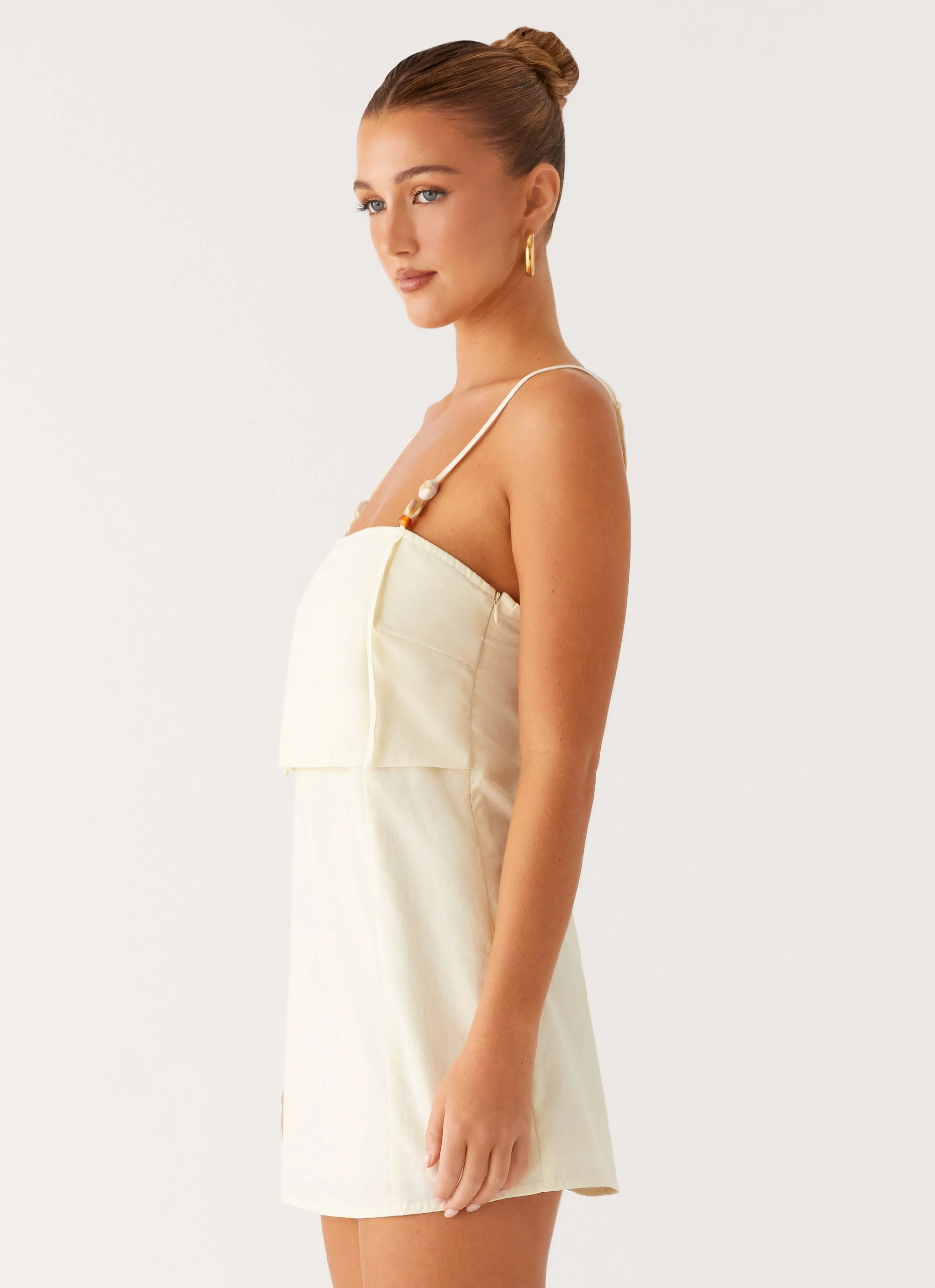 Andres Mini Dress - Butter - Image 2