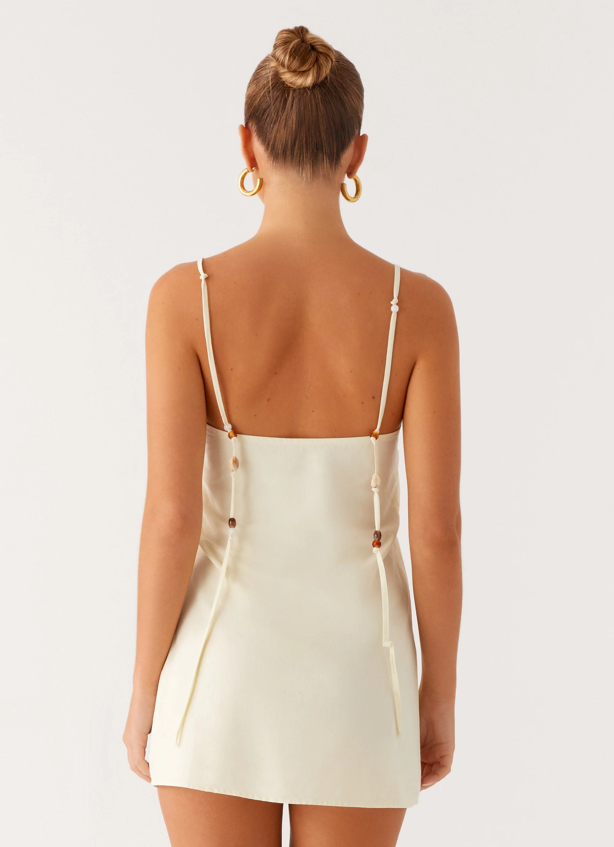 Andres Mini Dress - Butter - Image 3