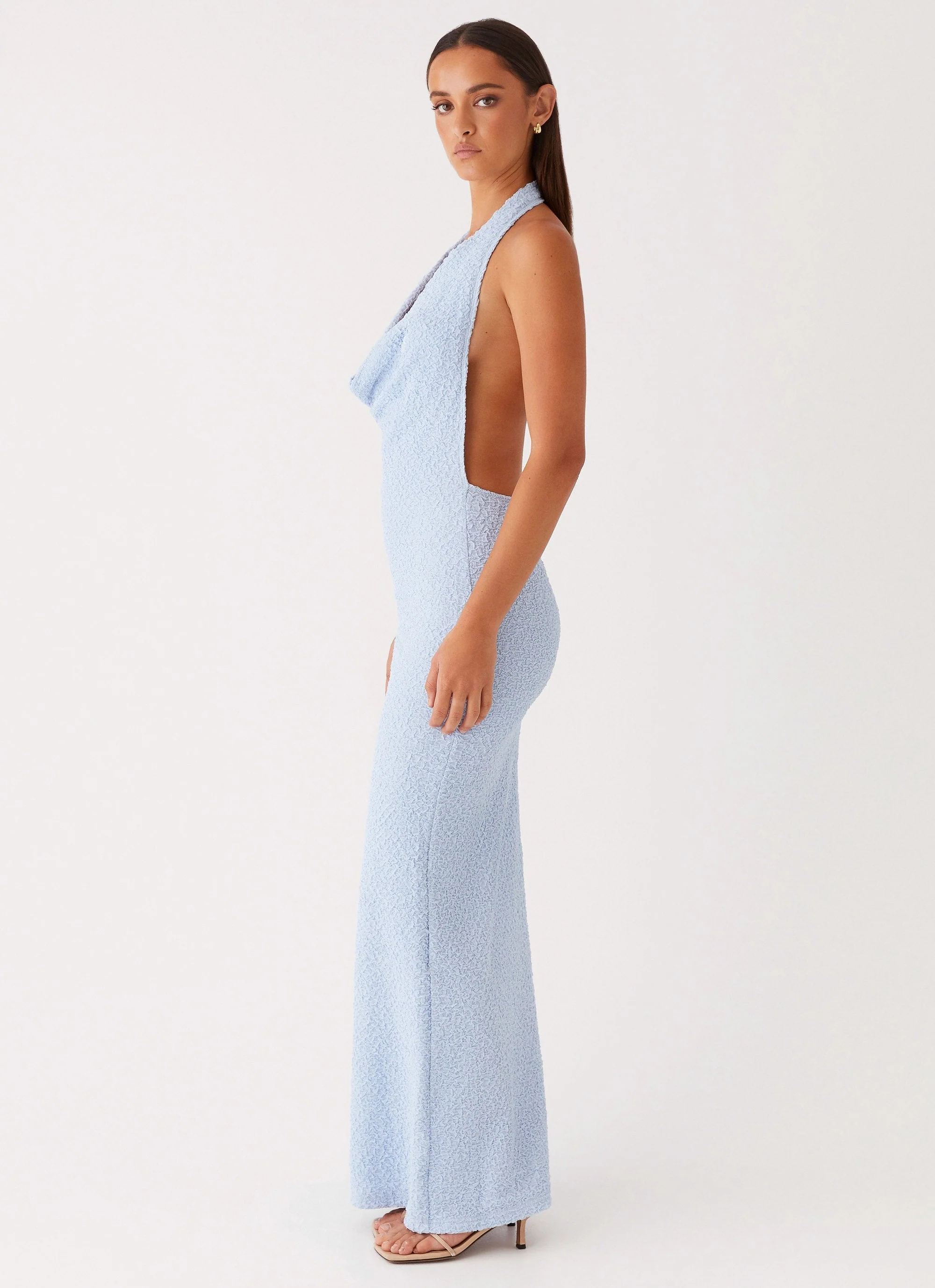 Anella Maxi Dress - Blue - Image 4