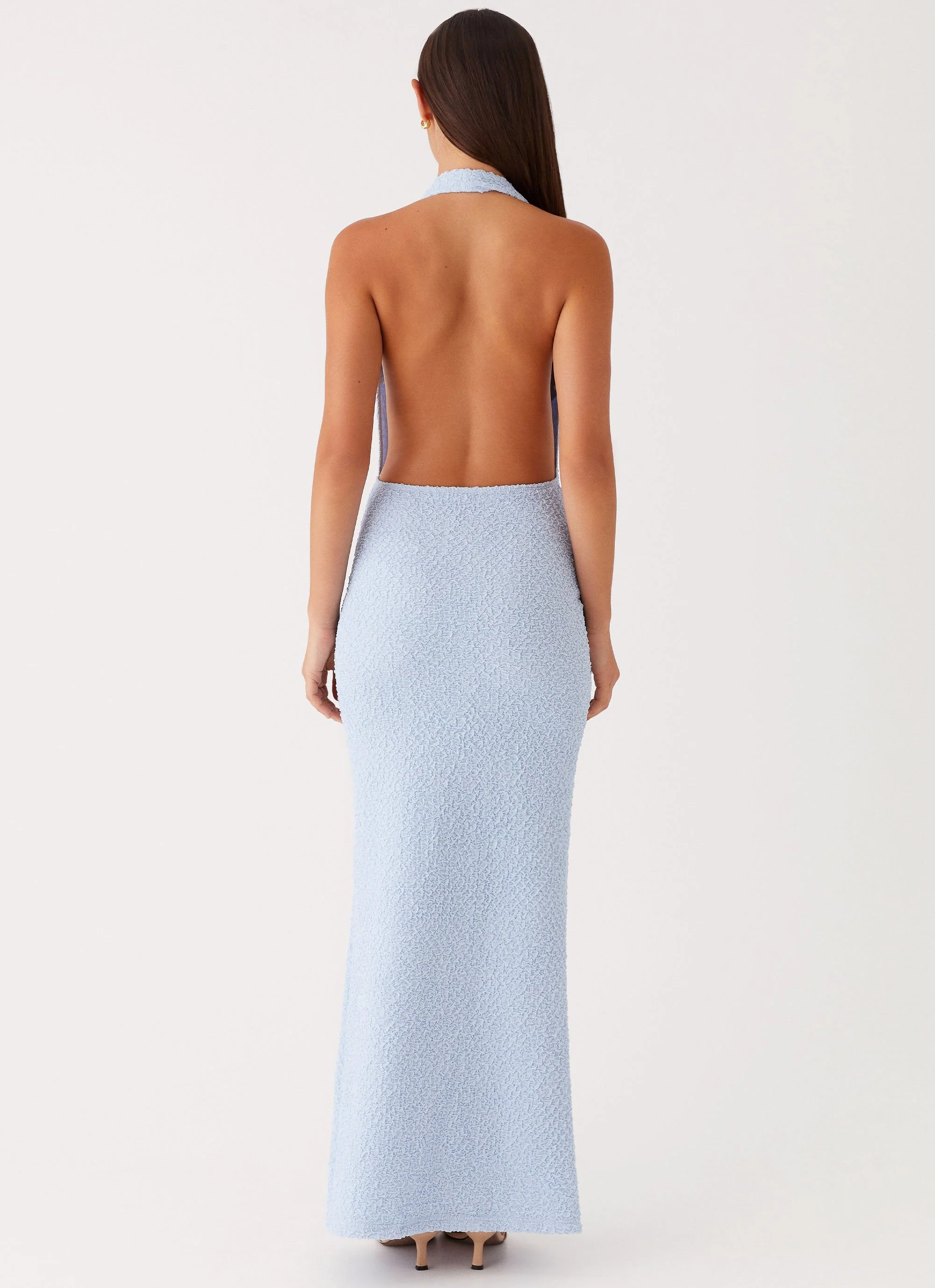 Anella Maxi Dress - Blue - Image 5