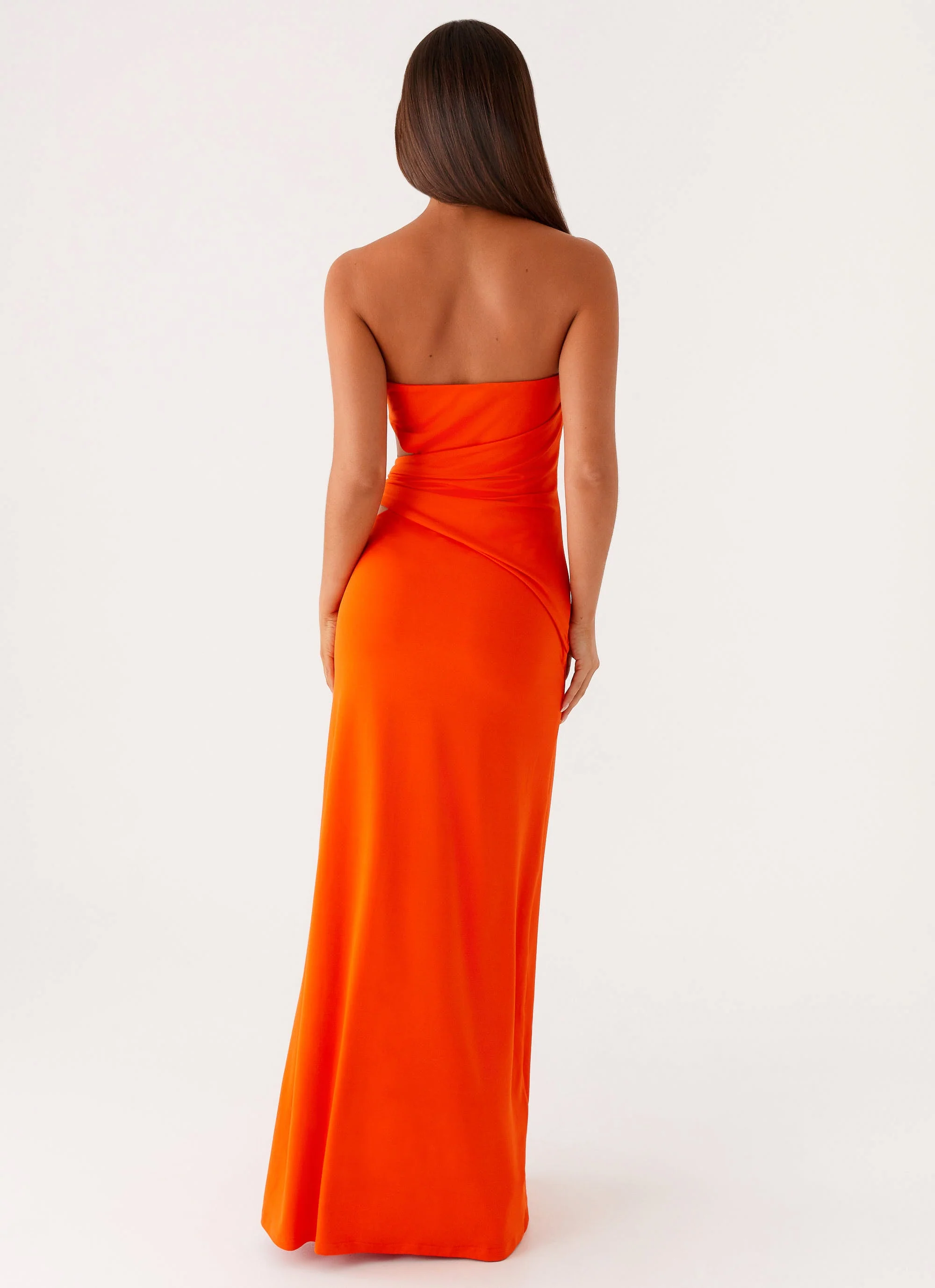 Anetta Maxi Dress - Orange - Image 3