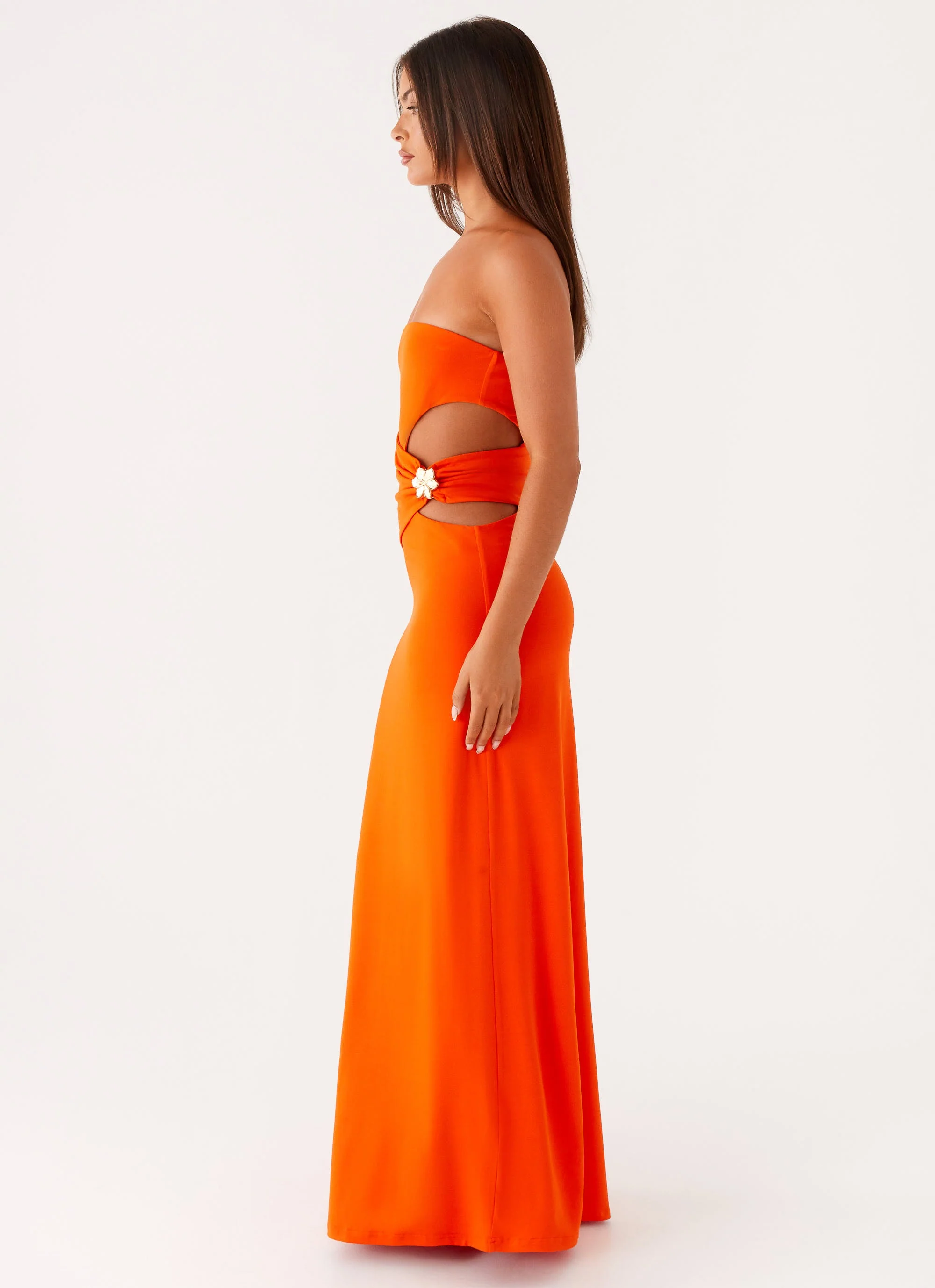 Anetta Maxi Dress - Orange - Image 4