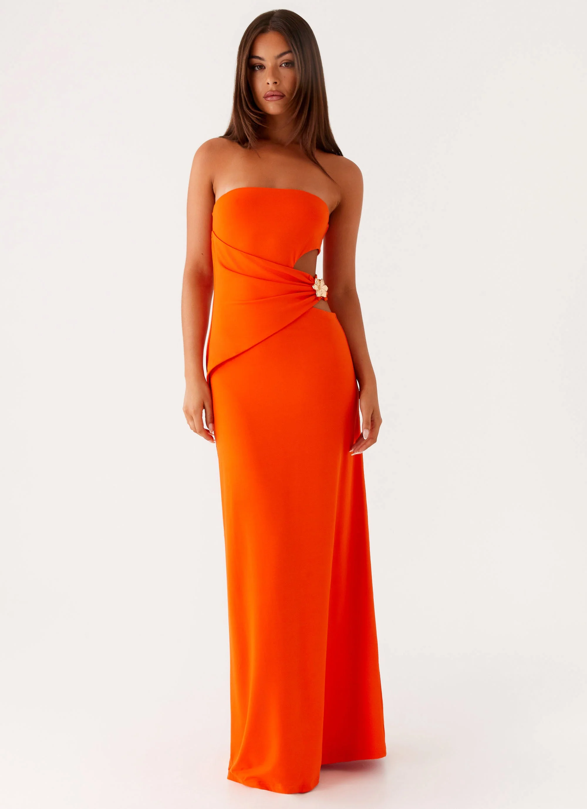 Anetta Maxi Dress - Orange - Image 5