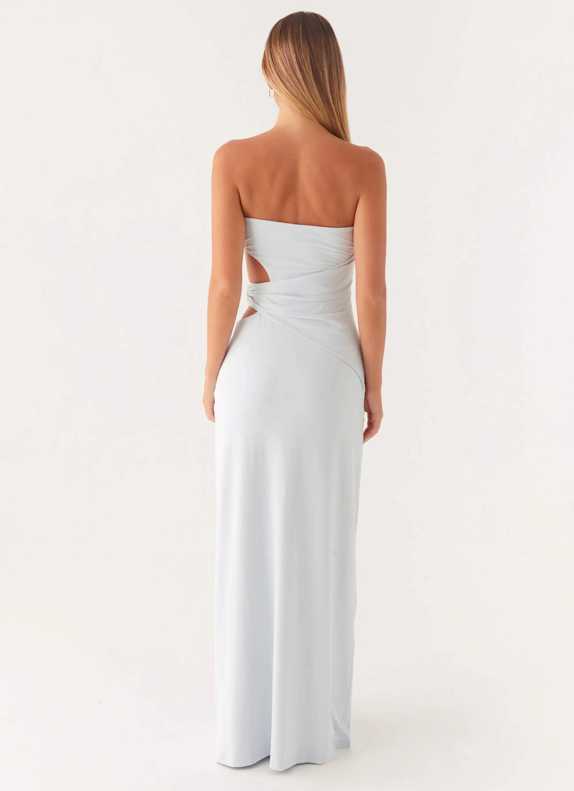 Anetta Maxi Dress - Pale Blue - Image 4