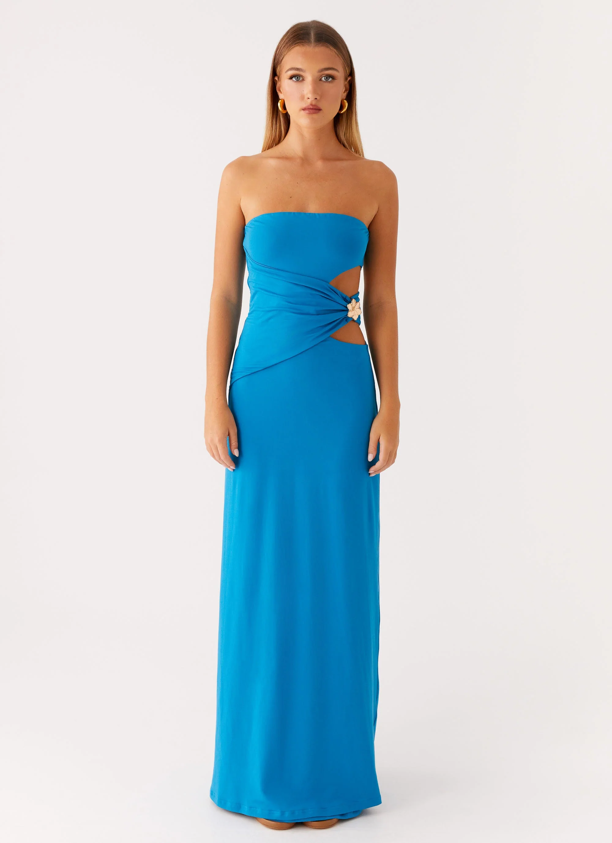 Anetta Maxi Dress - Royal Blue - Image 3