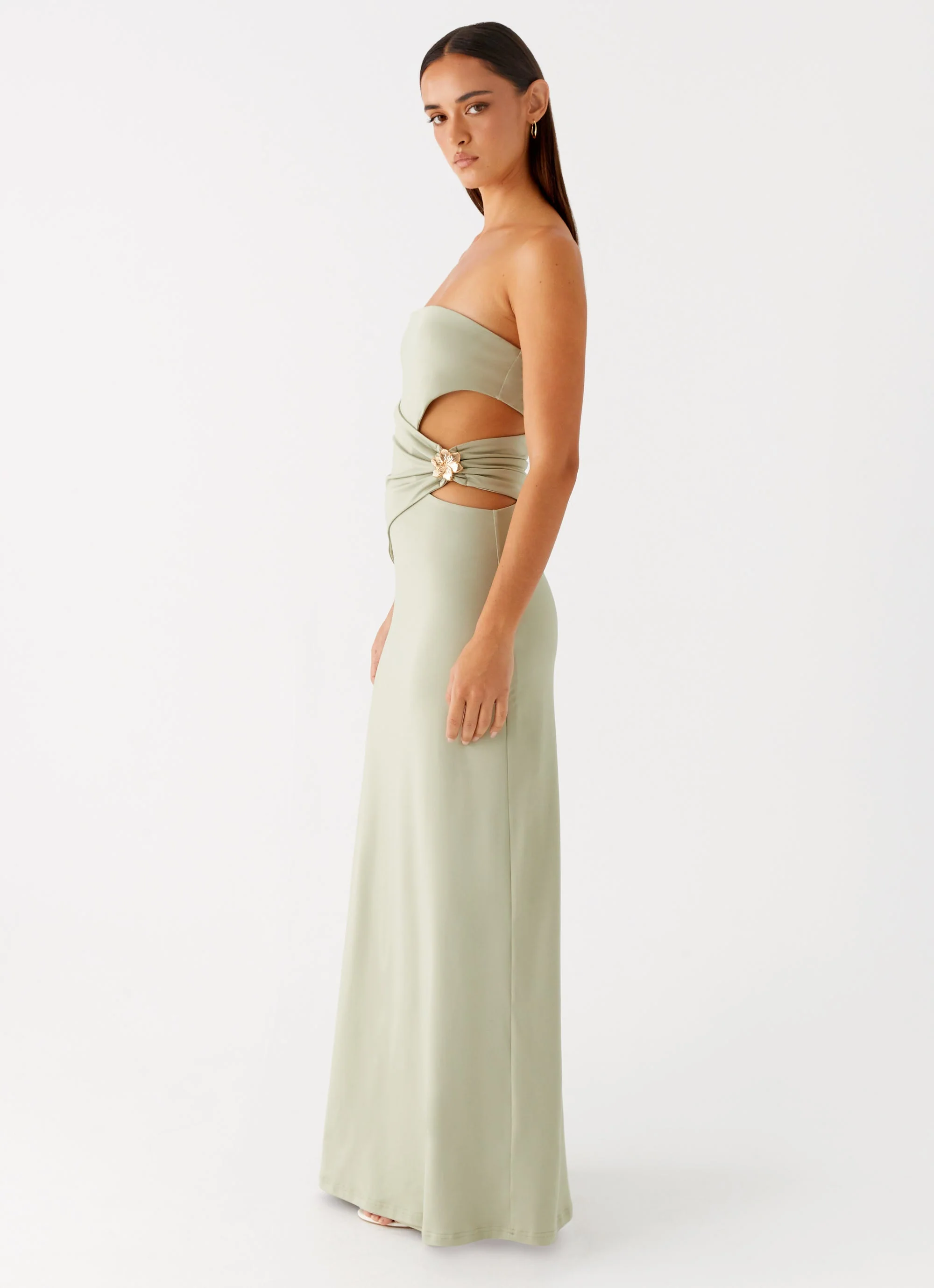 Anetta Maxi Dress - Sage - Image 2