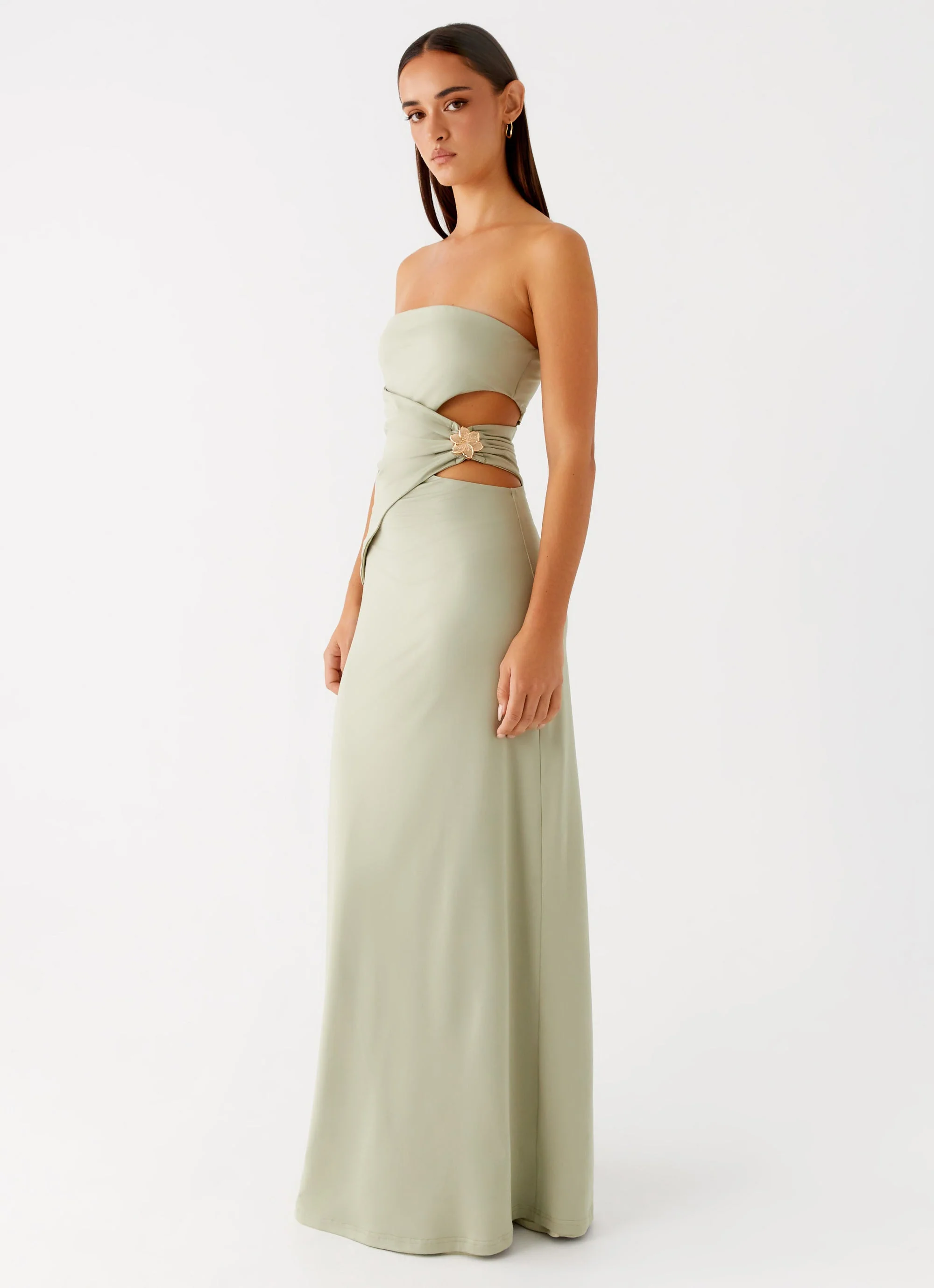 Anetta Maxi Dress - Sage - Image 4