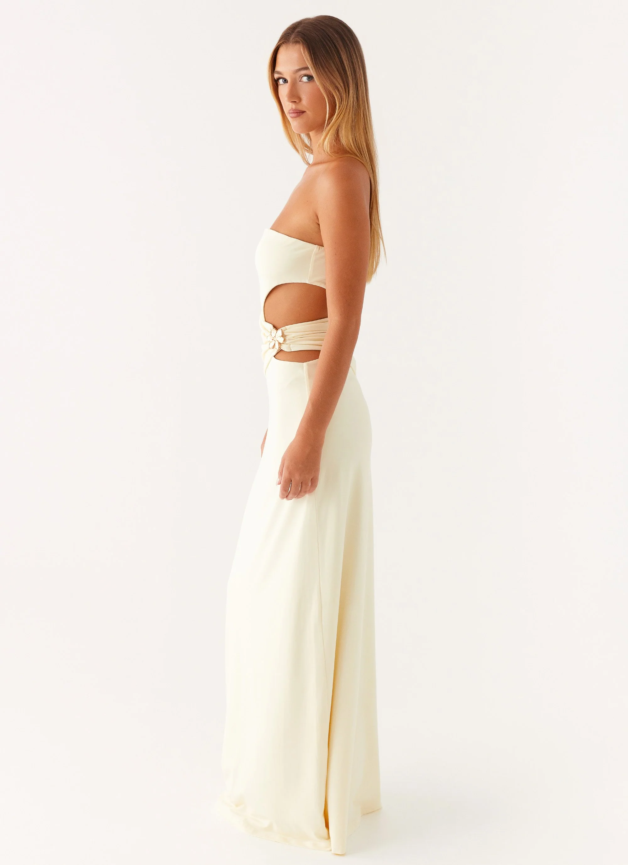 Anetta Maxi Dress - Yellow - Image 2