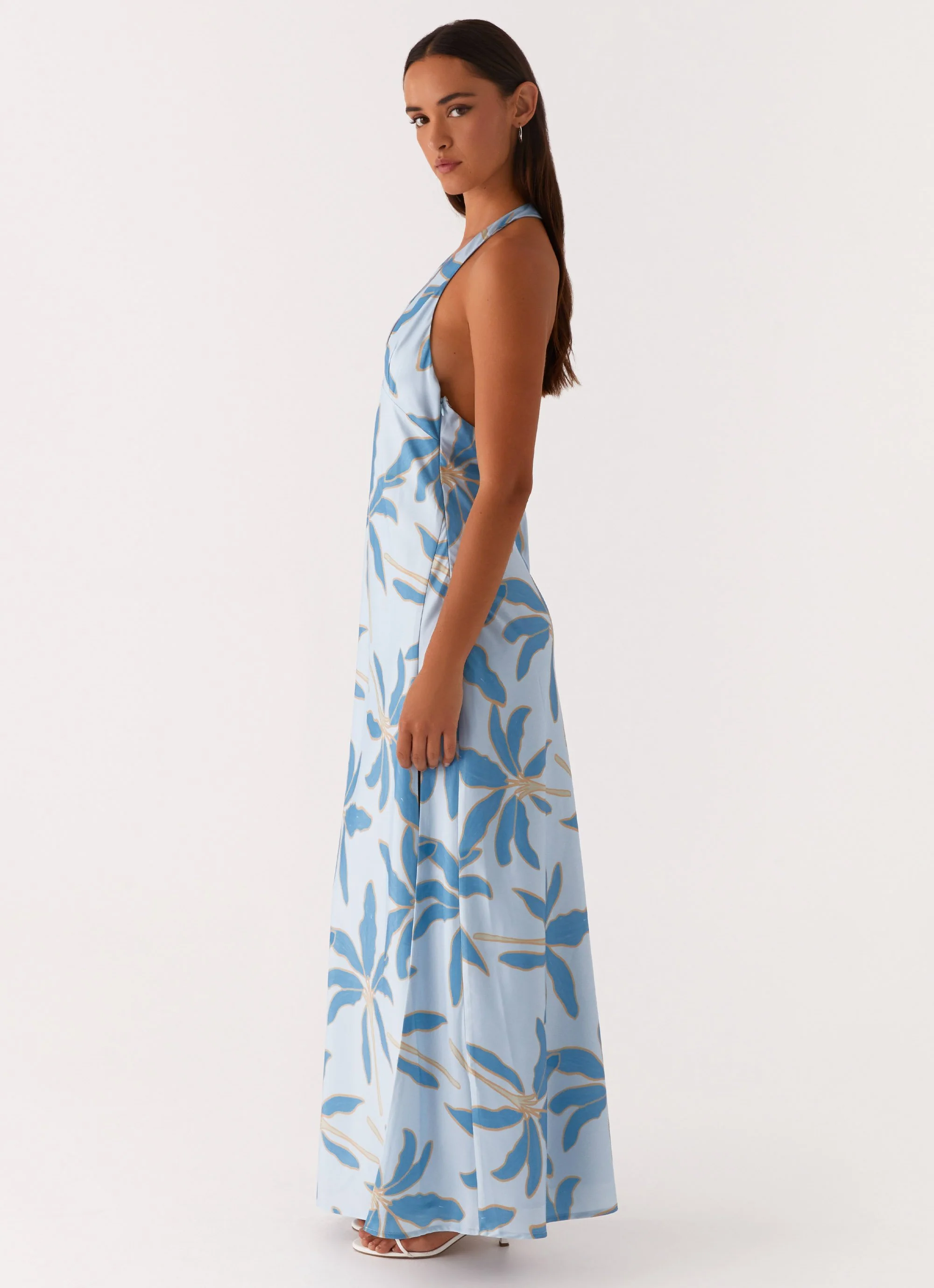 Angie Maxi Dress - Opulent Blue - Image 3