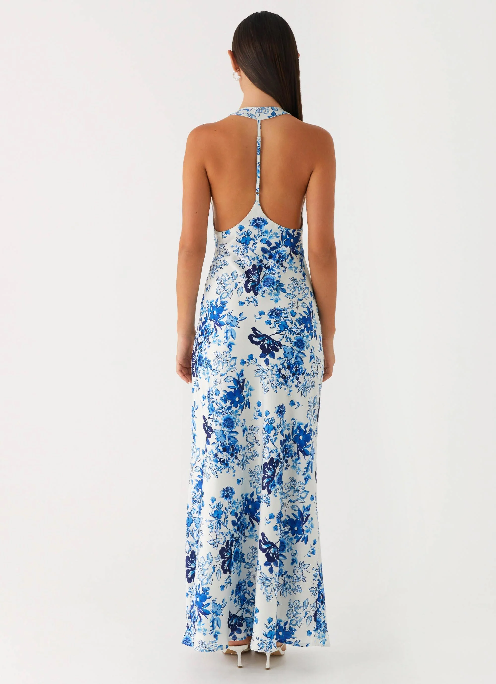 Angie Maxi Dress - Serene Sky Floral - Image 4