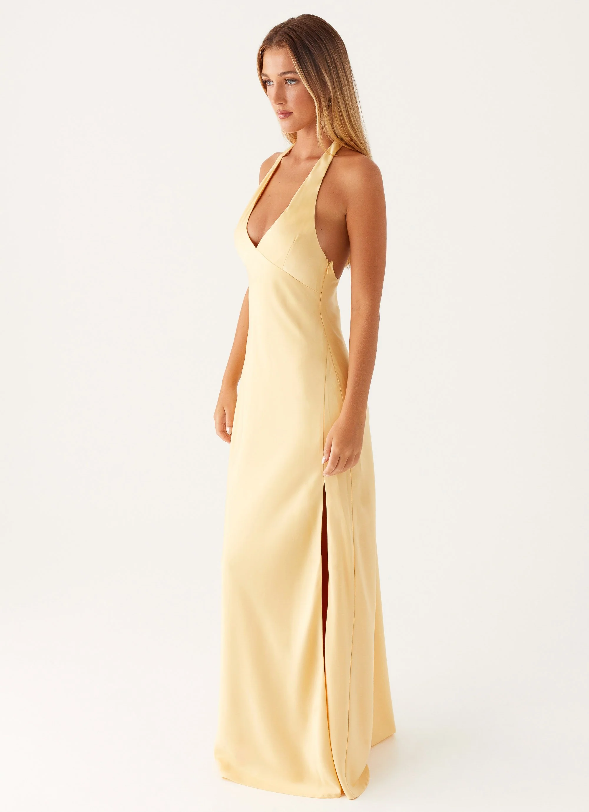 Angie Maxi Dress - Yellow - Image 3