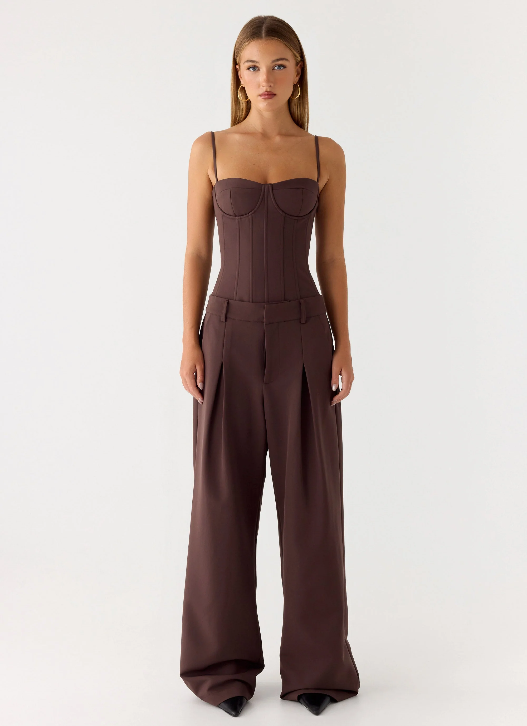 Ania Corset Top - Chocolate - Image 5
