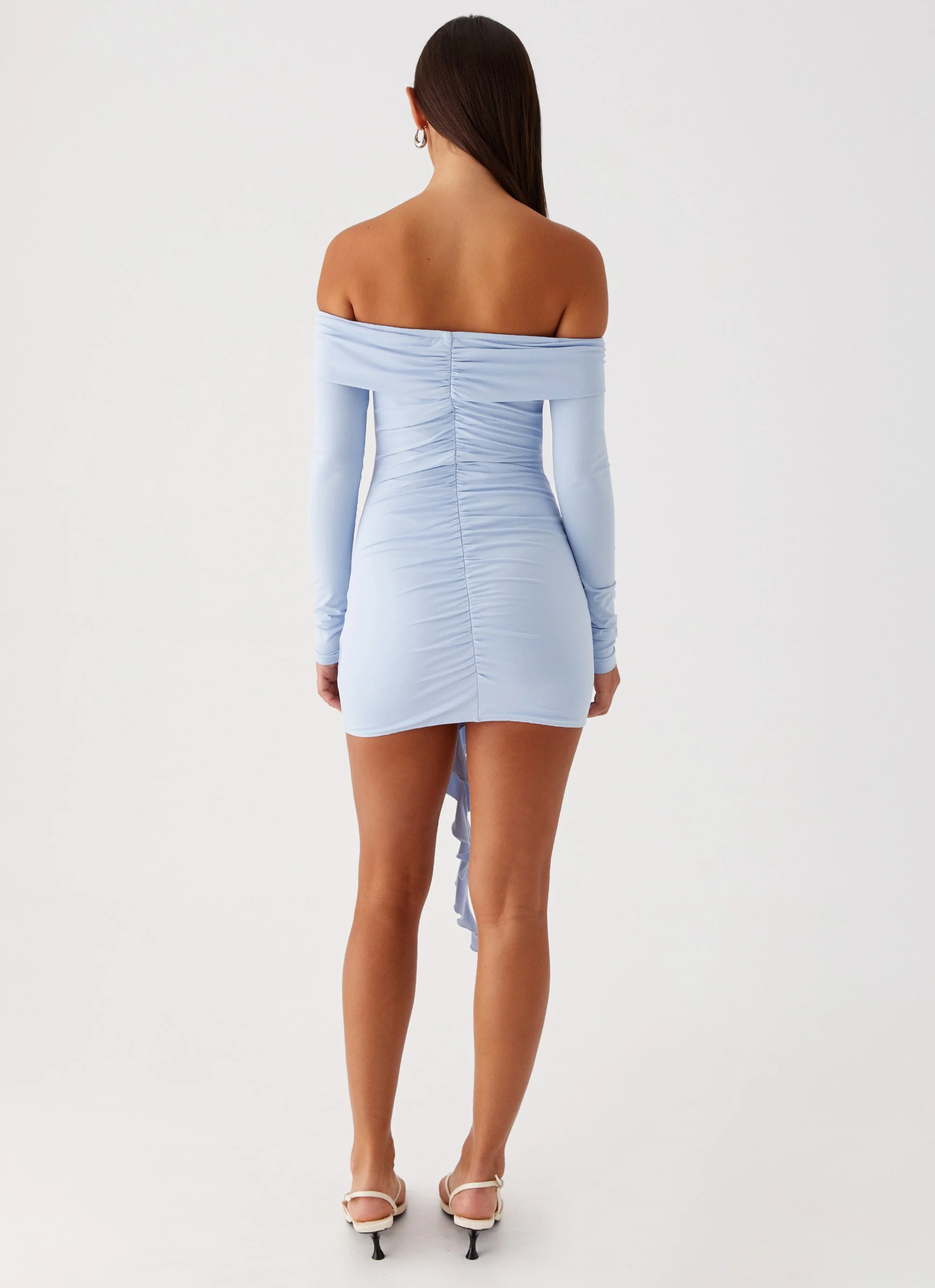 Aniston Mini Dress - Blue - Image 4