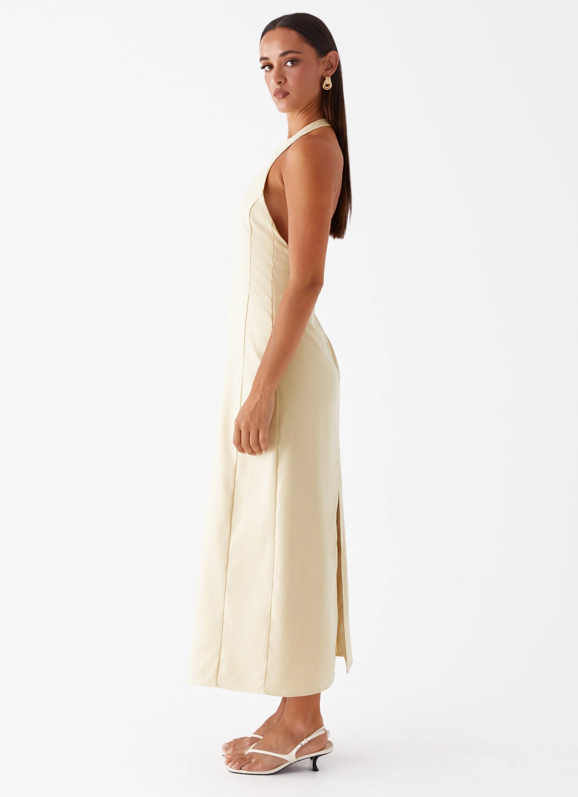 Anita Maxi Dress - Yellow - Image 3