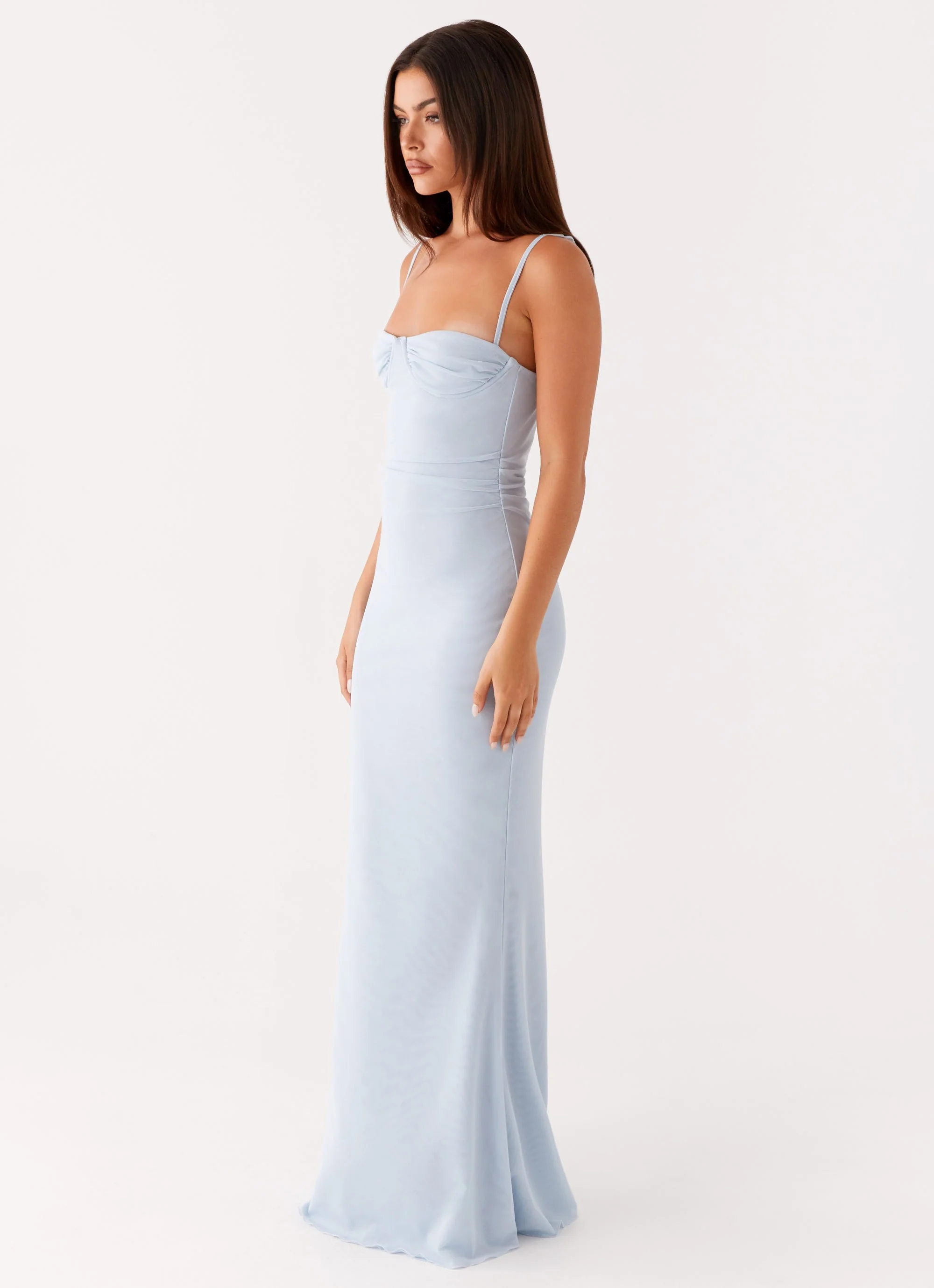 Anna Sophia Maxi Dress - Blue - Image 2