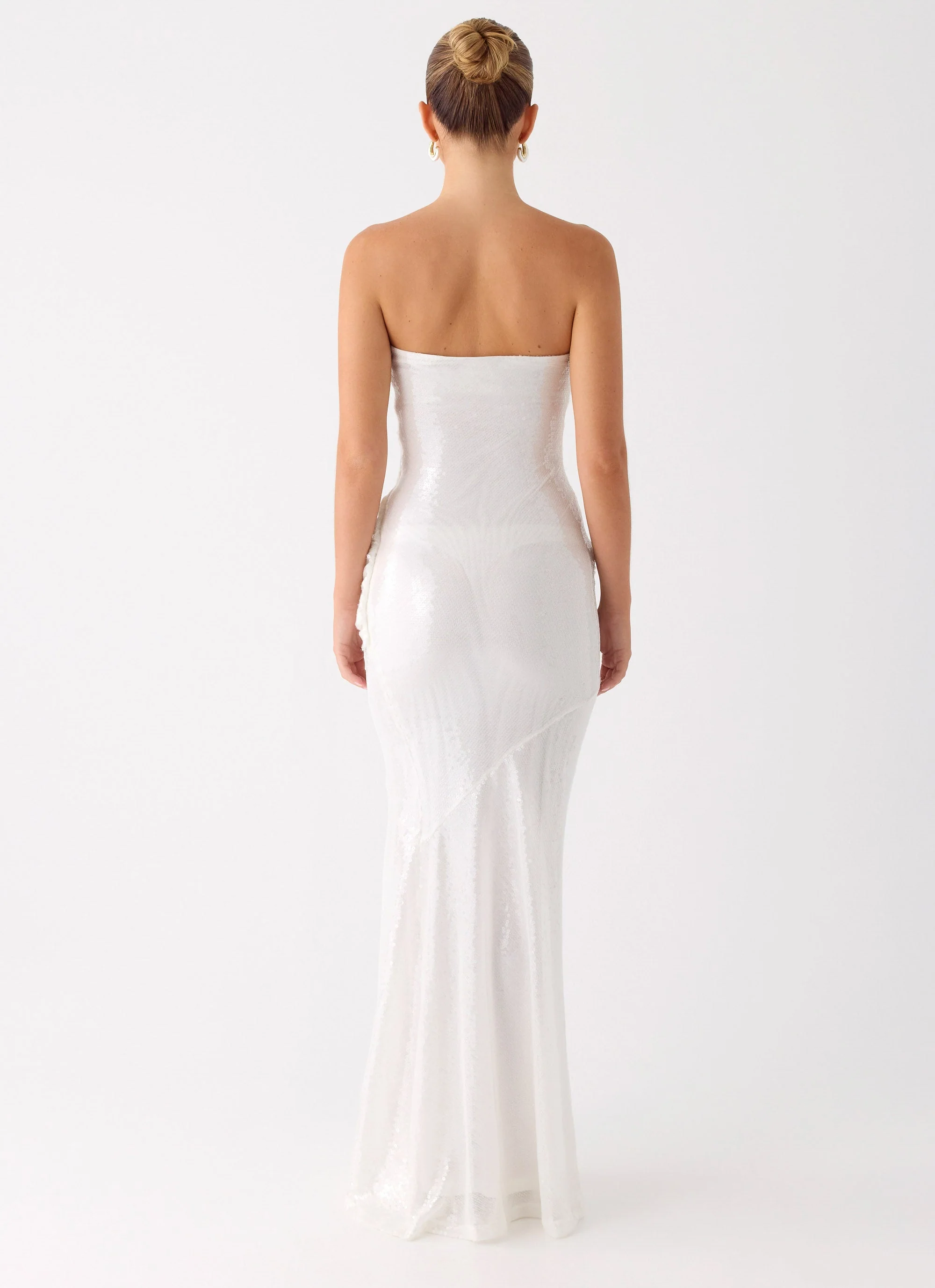 Anticipating Sequin Maxi Dress - White - Image 7
