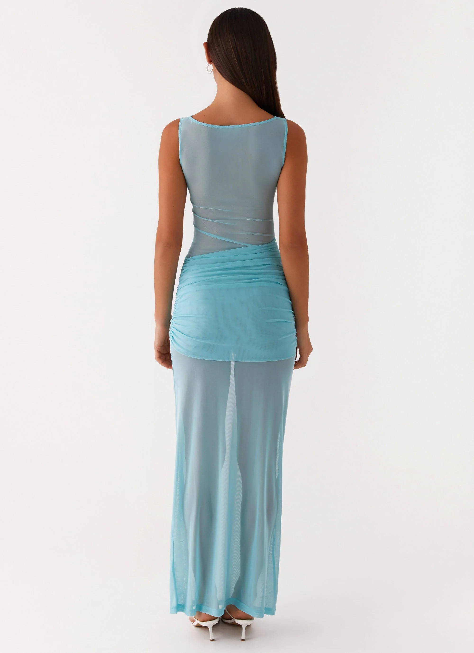Apollo Maxi Dress - Aqua - Image 2