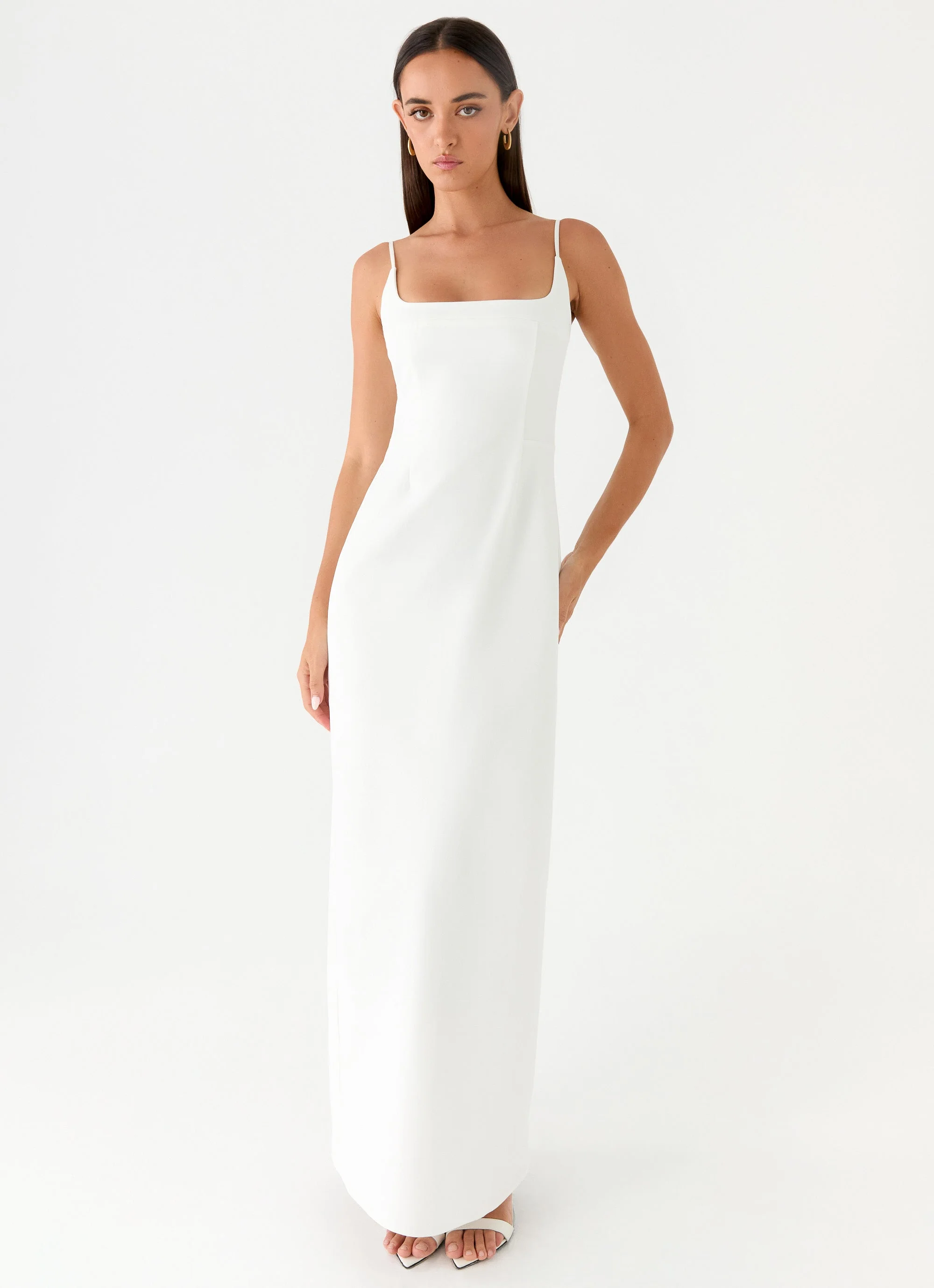 Aralyn Maxi Dress - White - Image 4