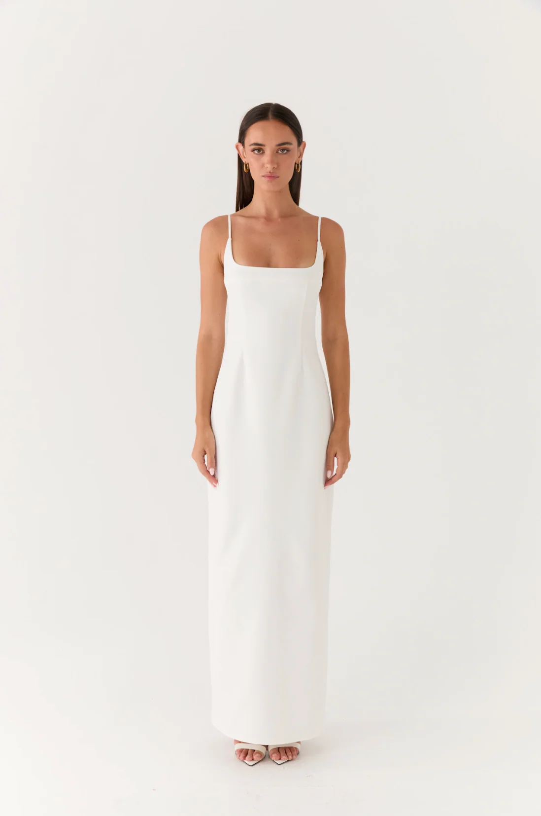 Aralyn Maxi Dress - White - Image 7