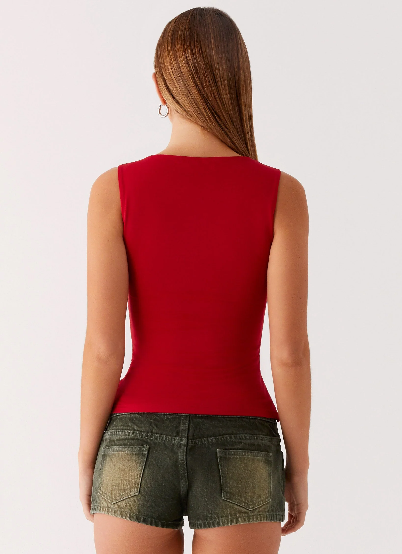 Aria Top - Merlot Red - Image 3