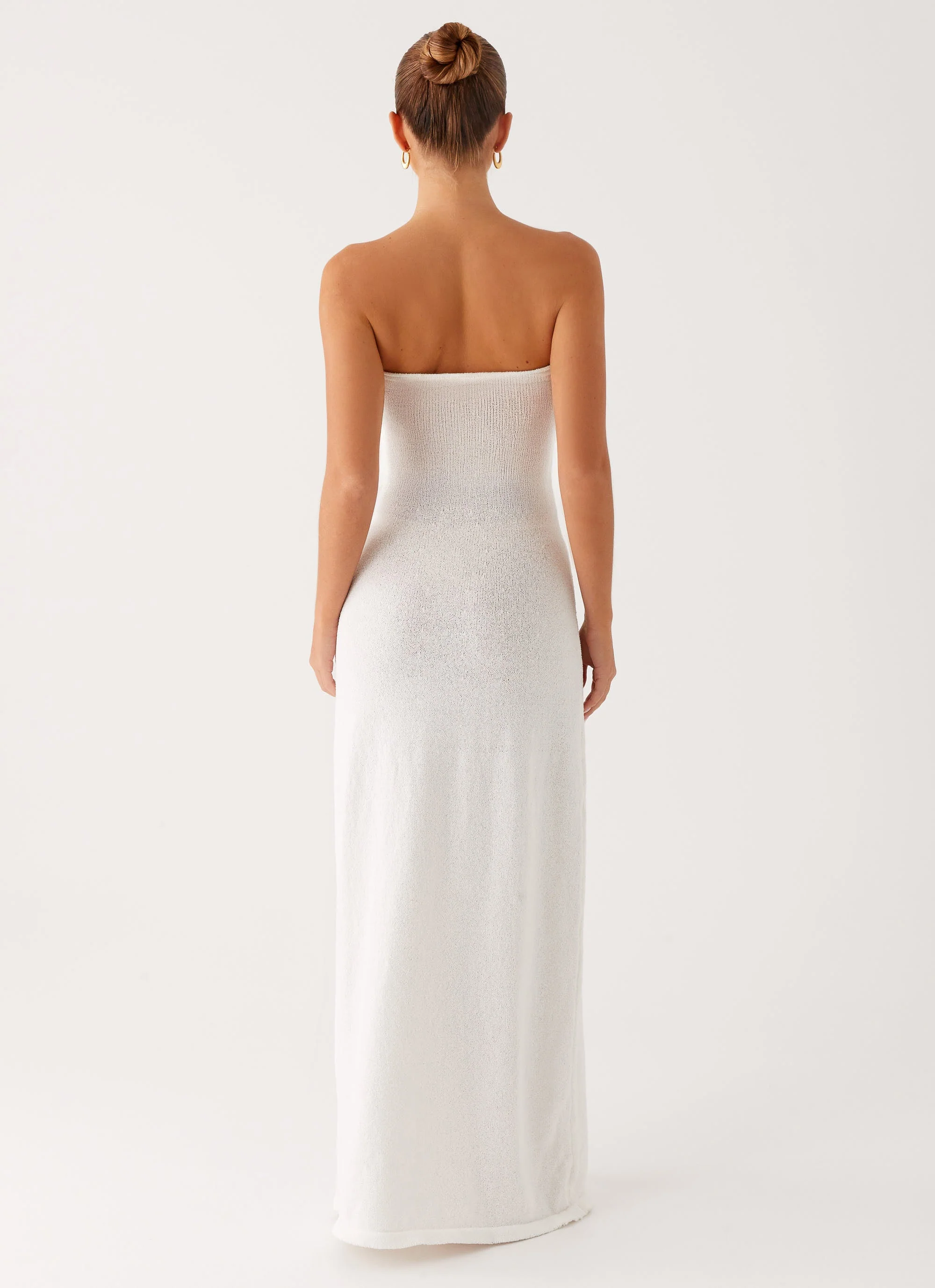 Arli Strapless Maxi Dress - Ivory - Image 5