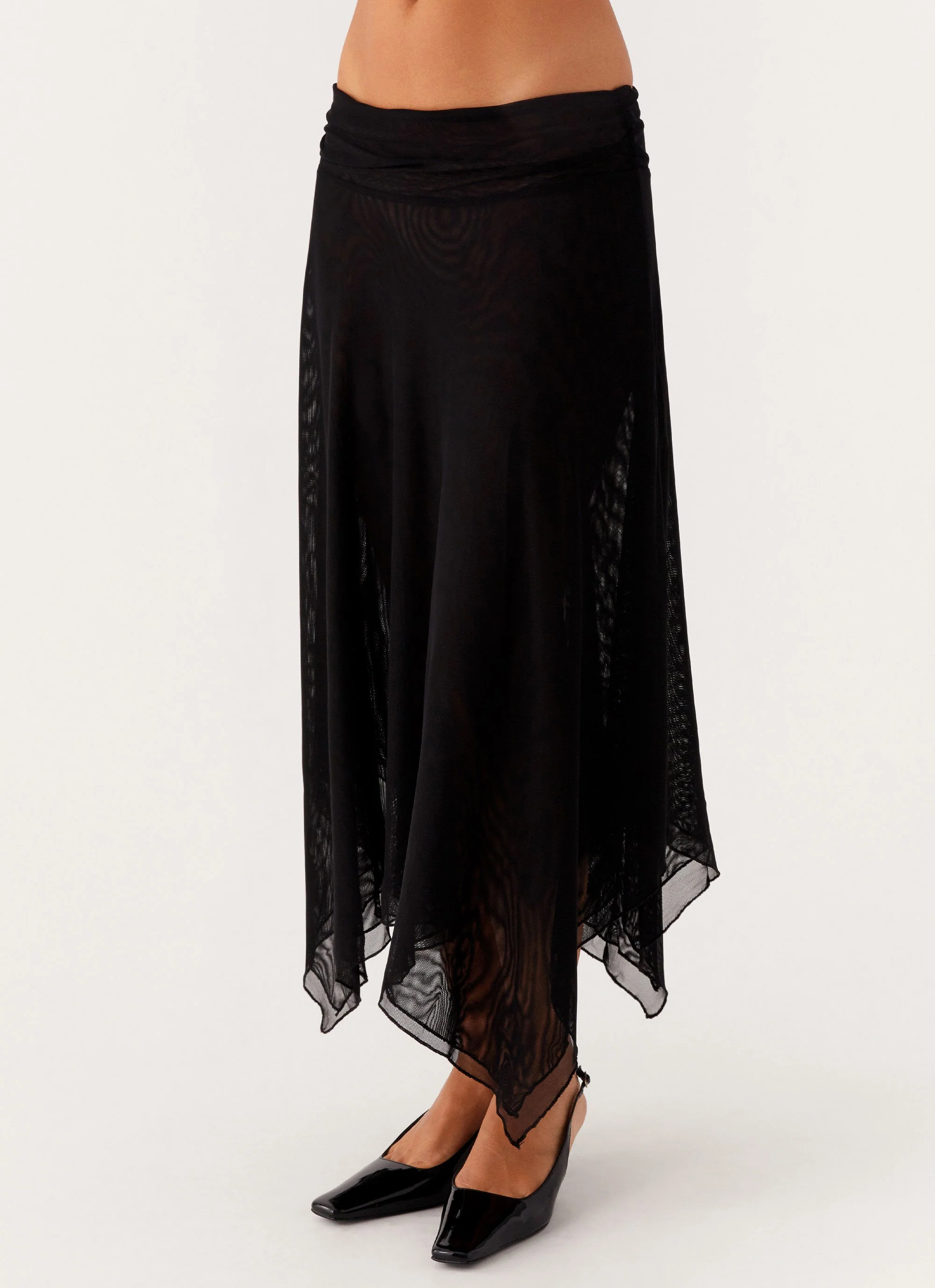 Arwen Midi Skirt - Black - Image 3