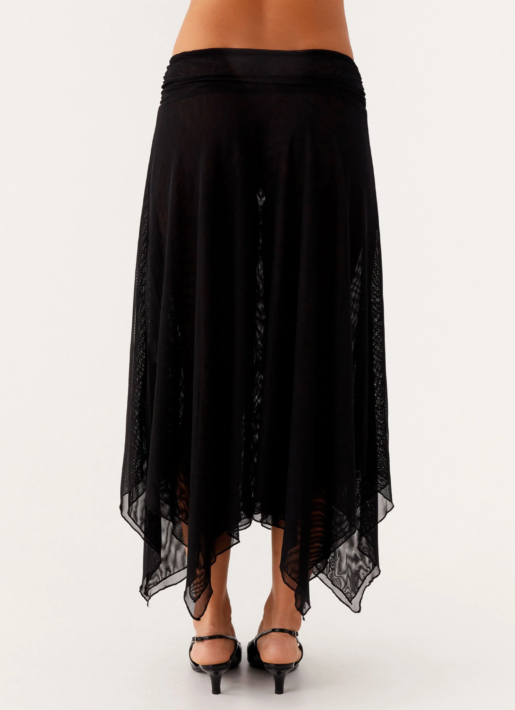 Arwen Midi Skirt - Black - Image 4