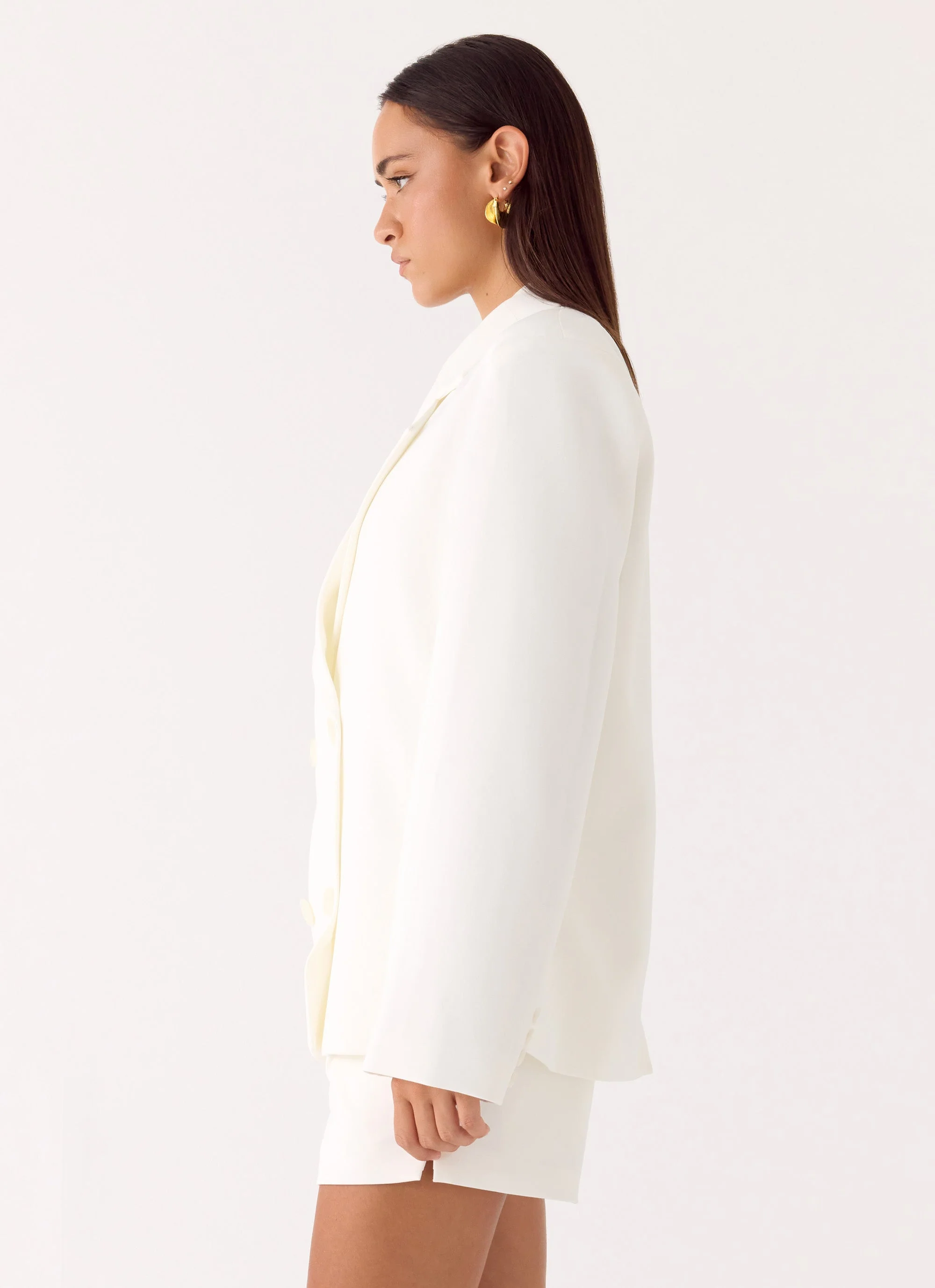 Asher Suiting Blazer - White - Image 2