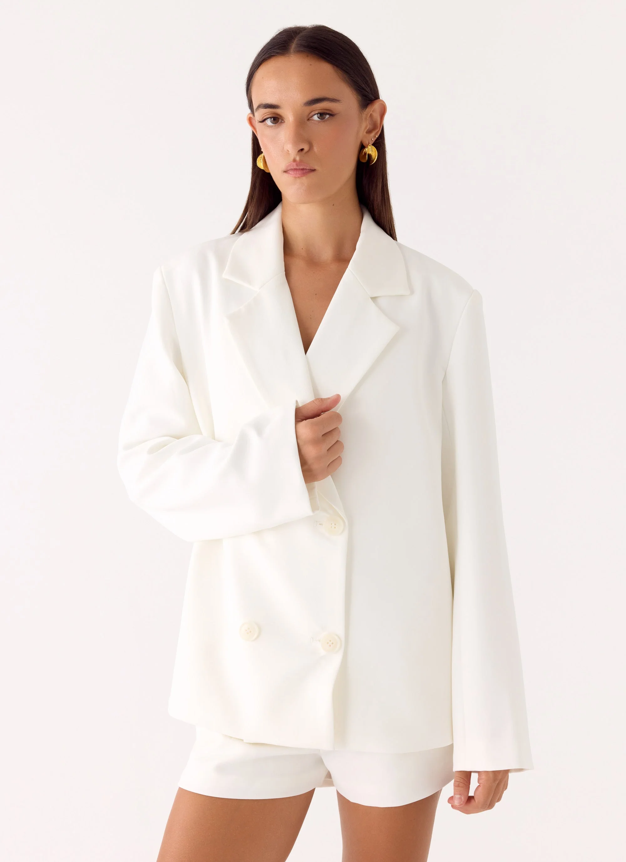 Asher Suiting Blazer - White - Image 6