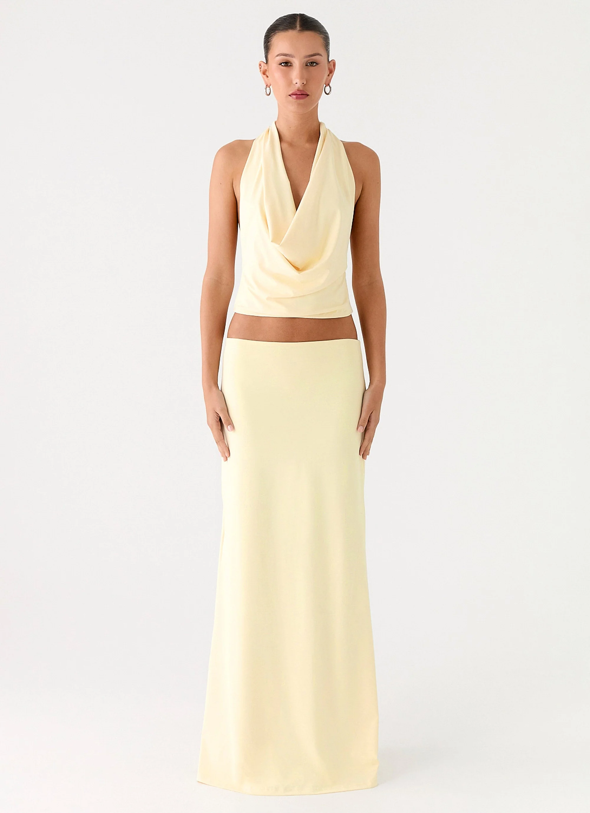 Ashi Cowl Top - Yellow - Image 2