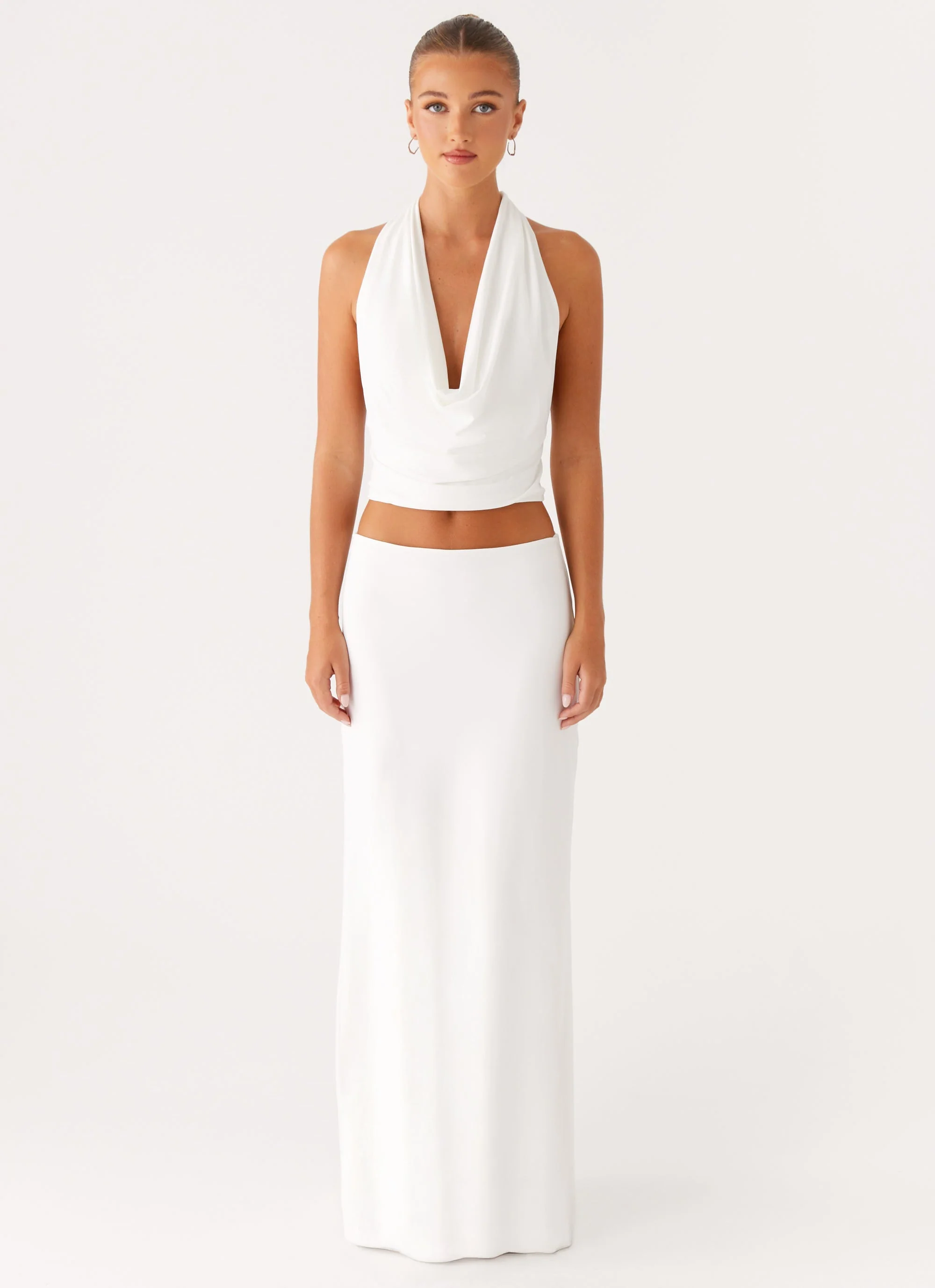 Ashi Maxi Skirt - White - Image 2