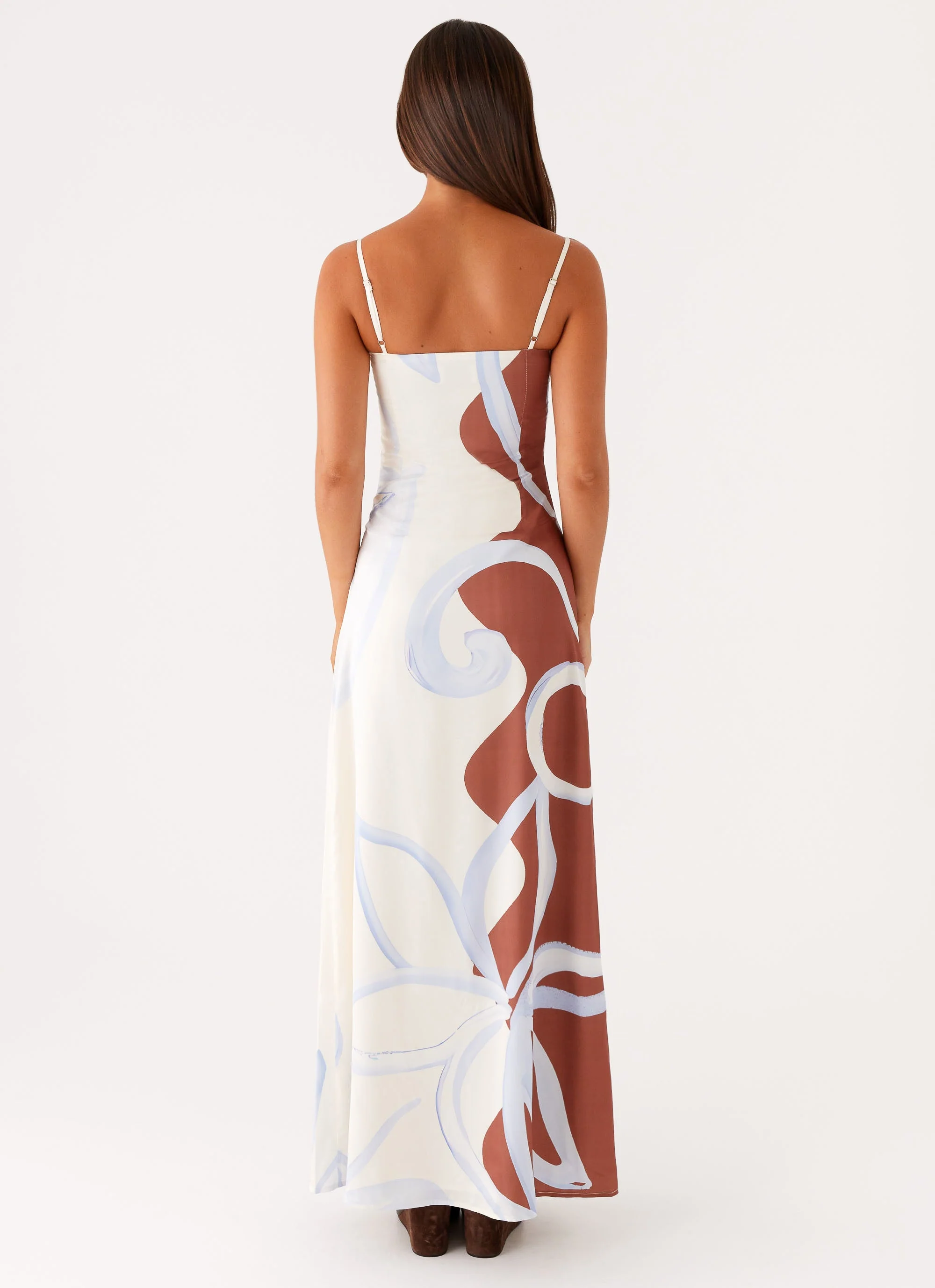 Aster Bloom Maxi Dress - Bloom Wave Print - Image 3