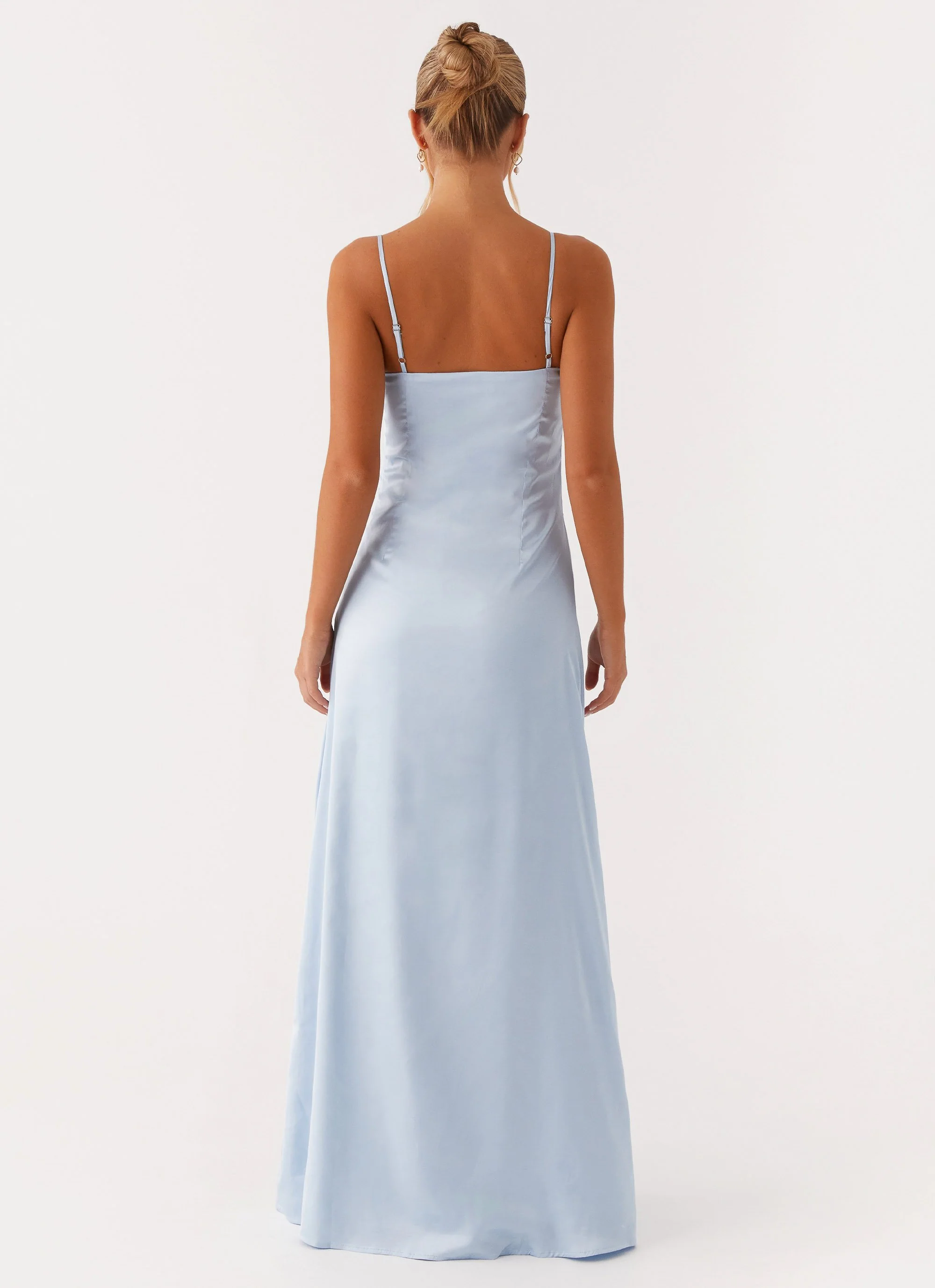 Aster Bloom Maxi Dress - Blue - Image 4