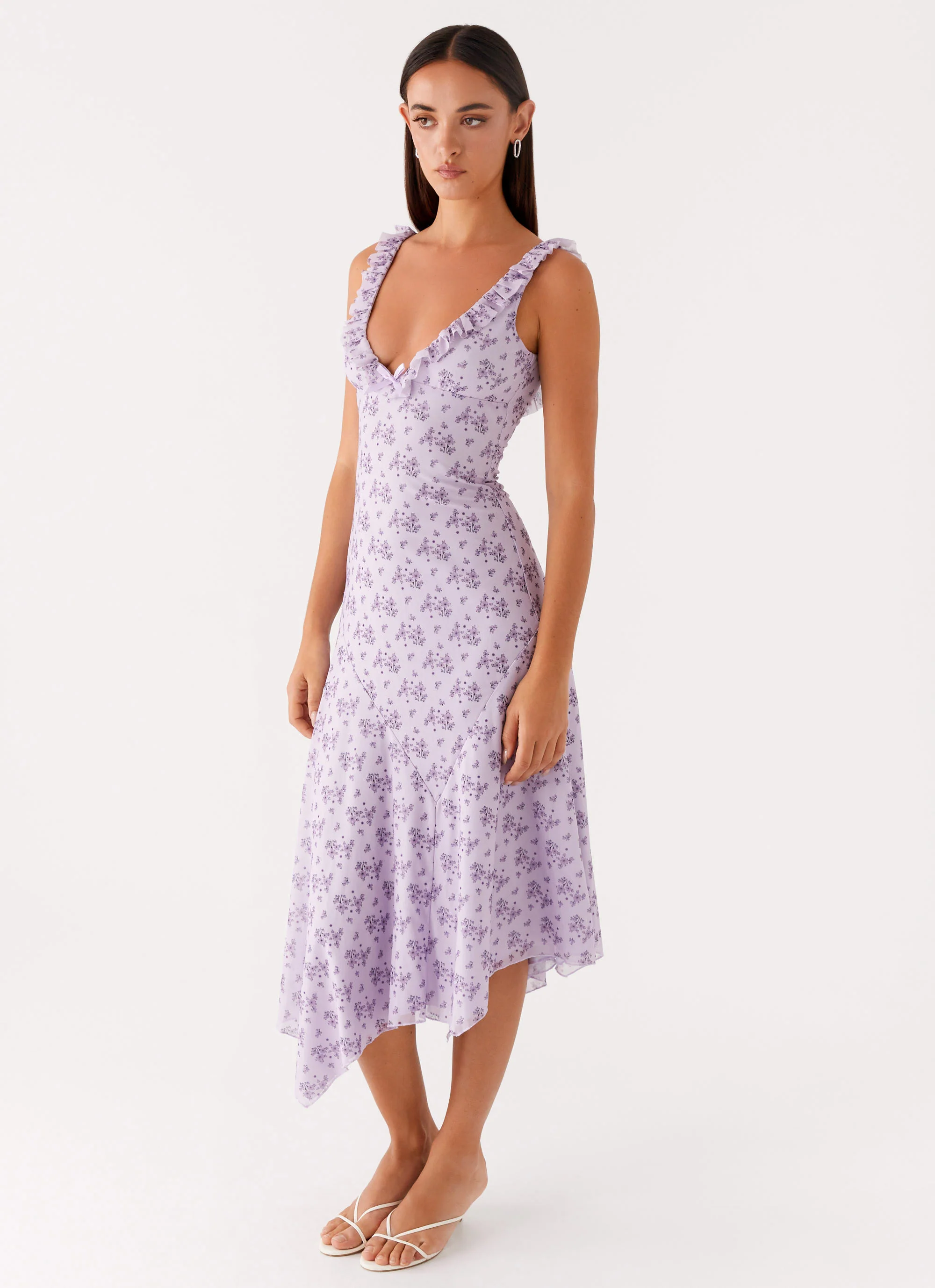 Asteri Midi Dress - Lavender Meadow - Image 3
