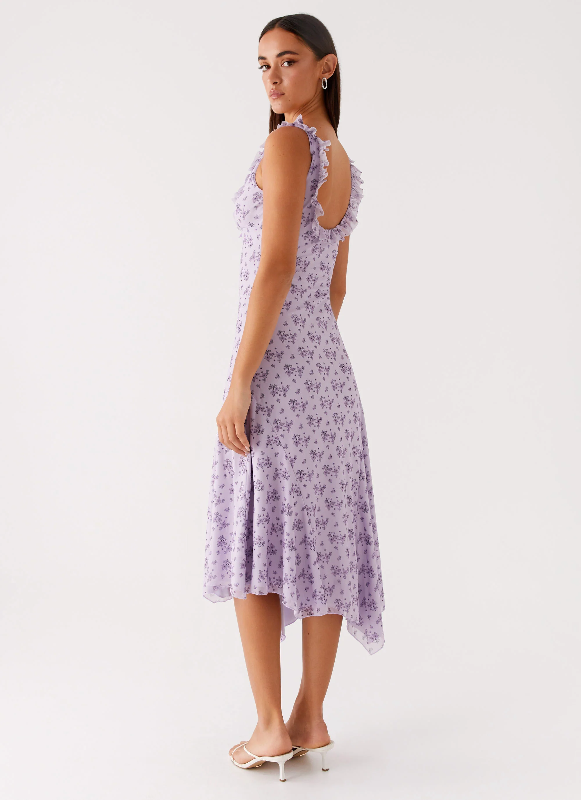 Asteri Midi Dress - Lavender Meadow - Image 4