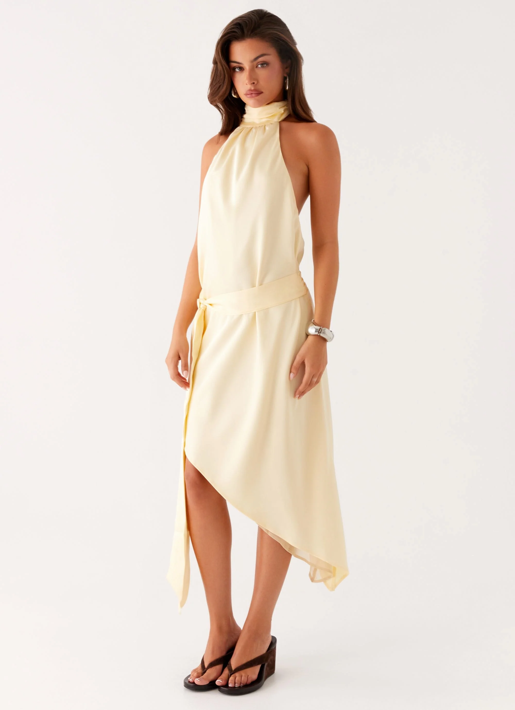 Atlantic Midi Dress - Yellow - Image 6