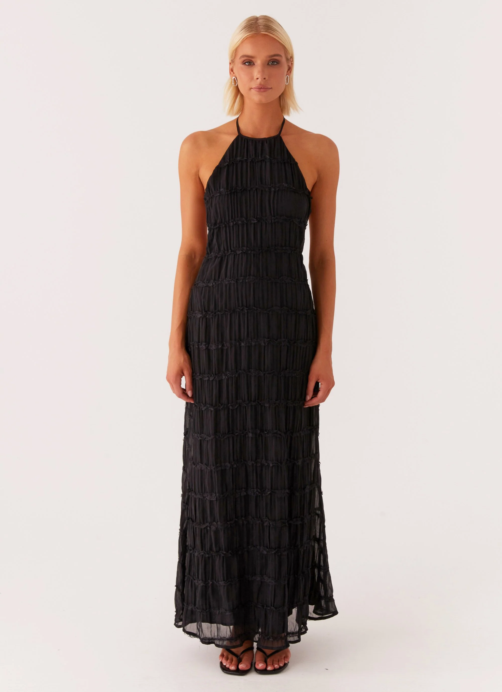 Aullie Maxi Dress - Black - Image 3