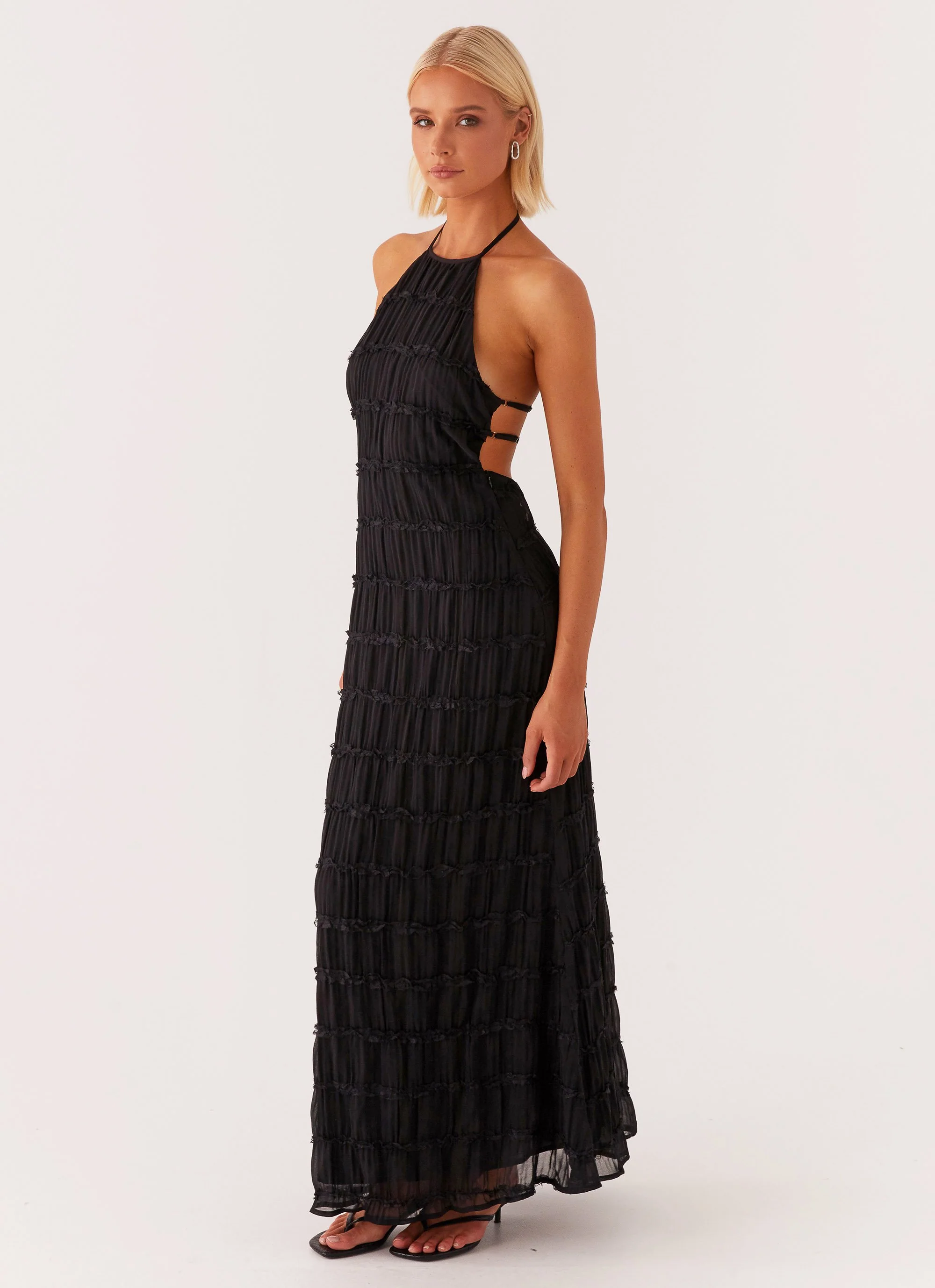 Aullie Maxi Dress - Black - Image 4