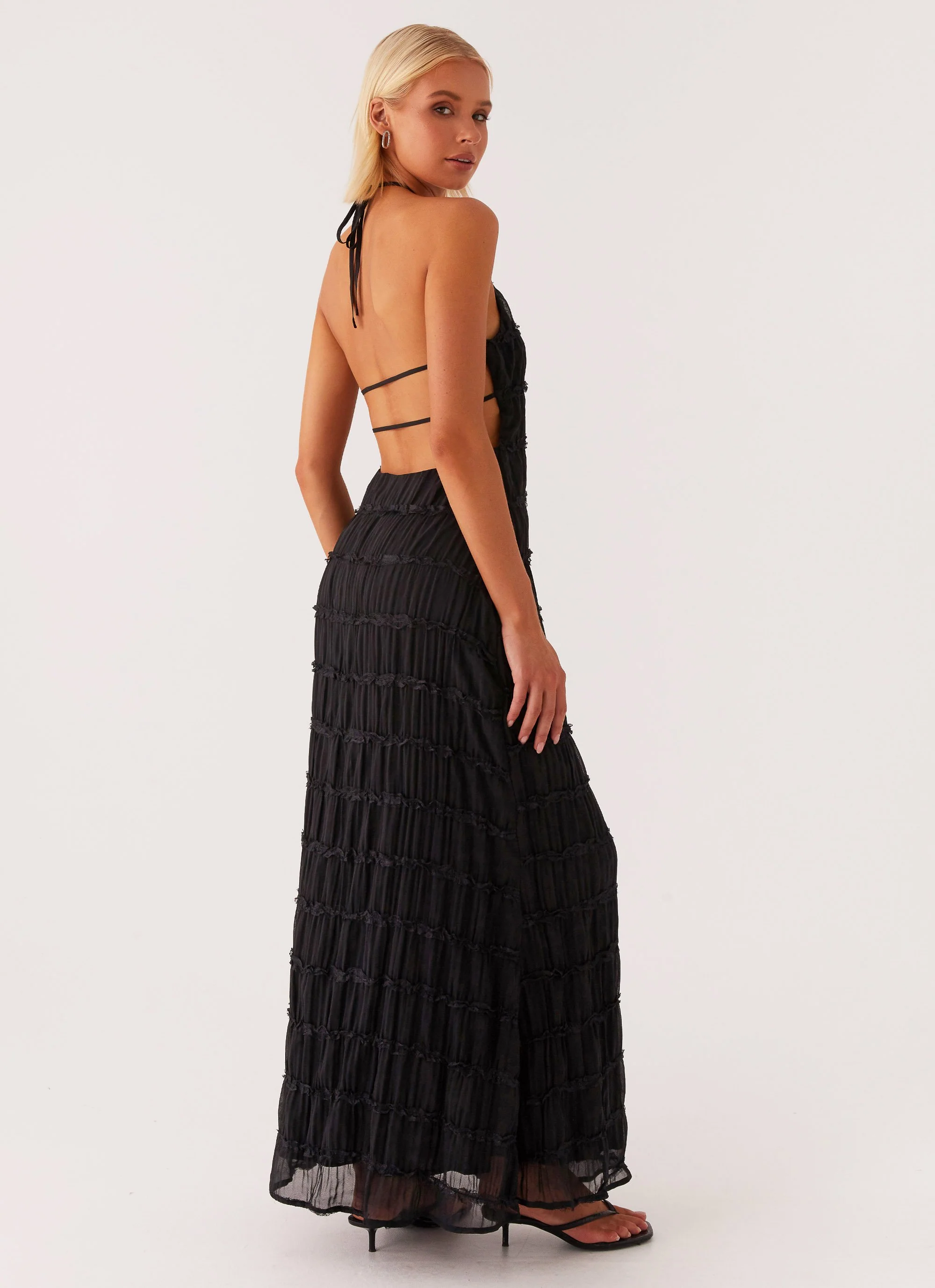 Aullie Maxi Dress - Black - Image 5