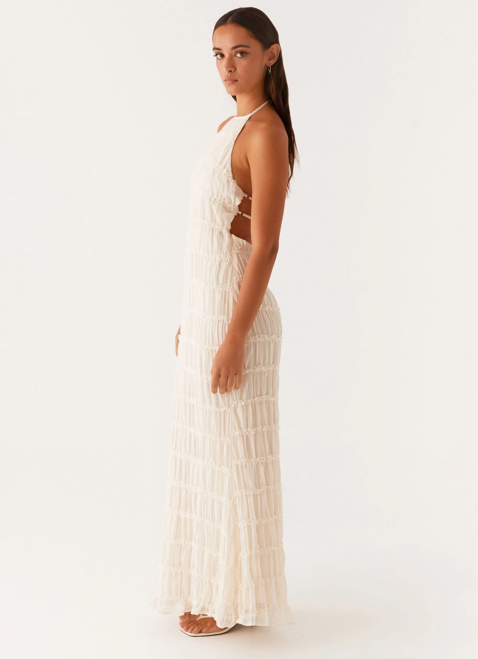 Aullie Maxi Dress - Ivory - Image 4